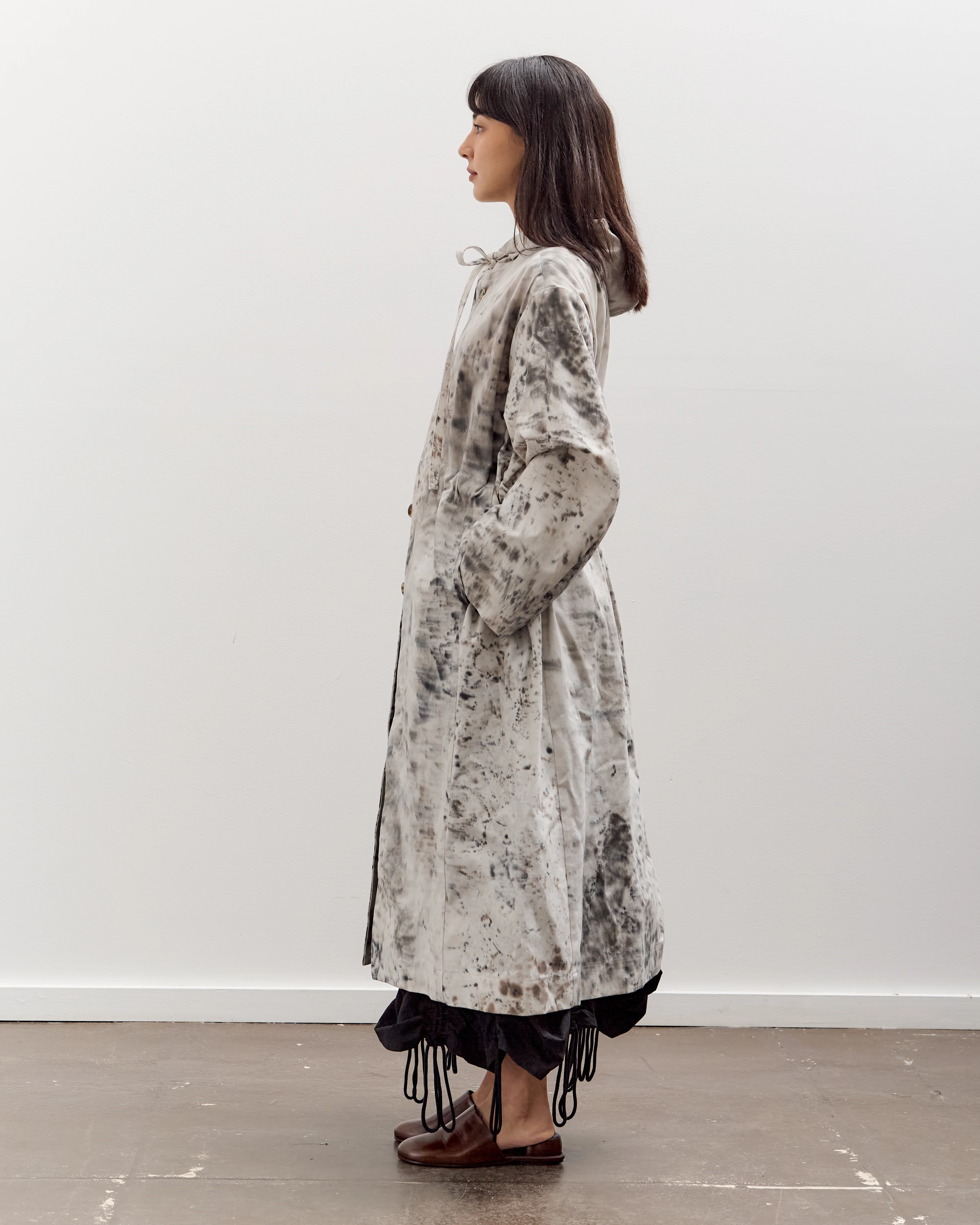 Lauren Manoogian Handpaint Hood Trench, White - Image 5