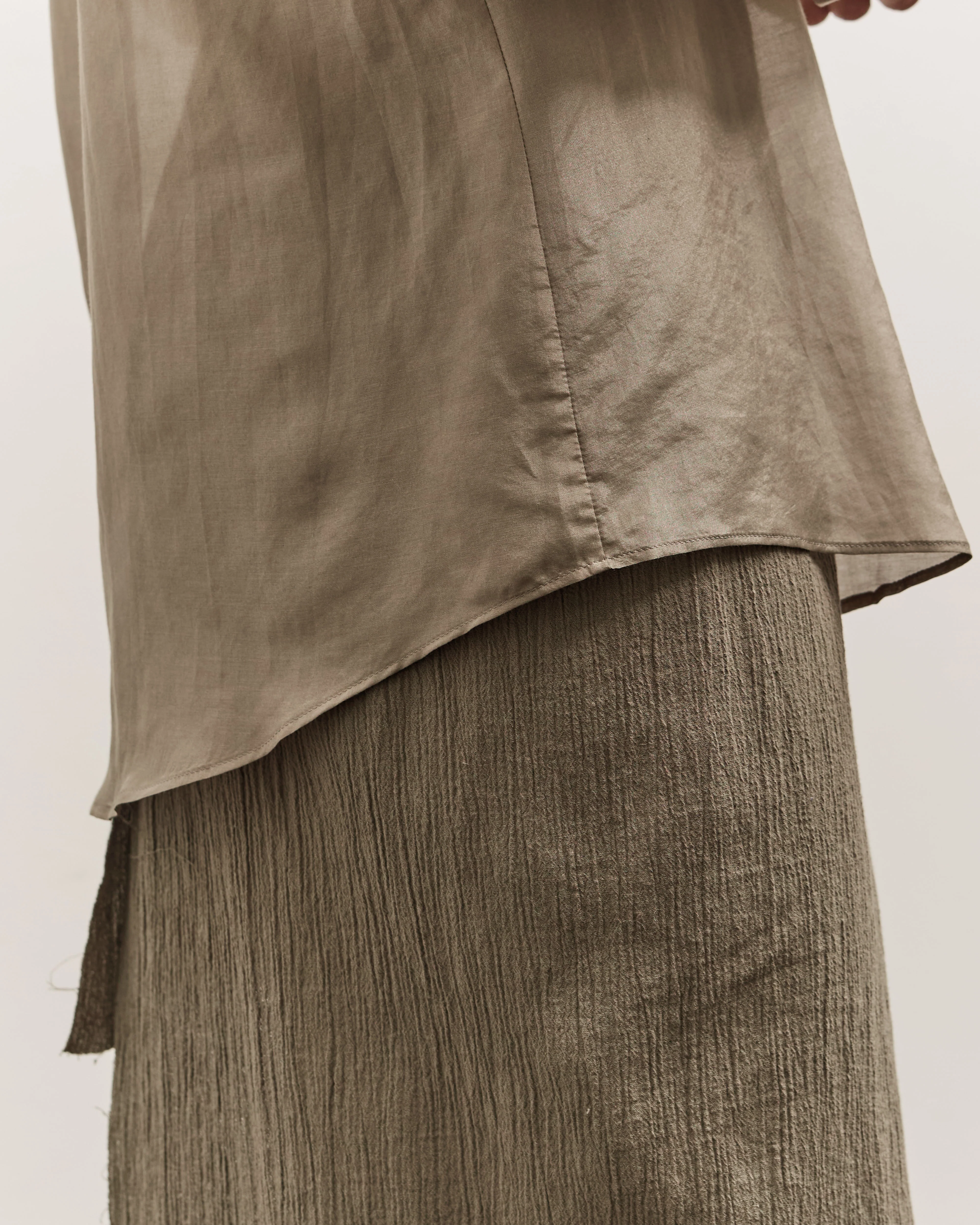 Lauren Manoogian Sheer Shirt, Clay - Image 7