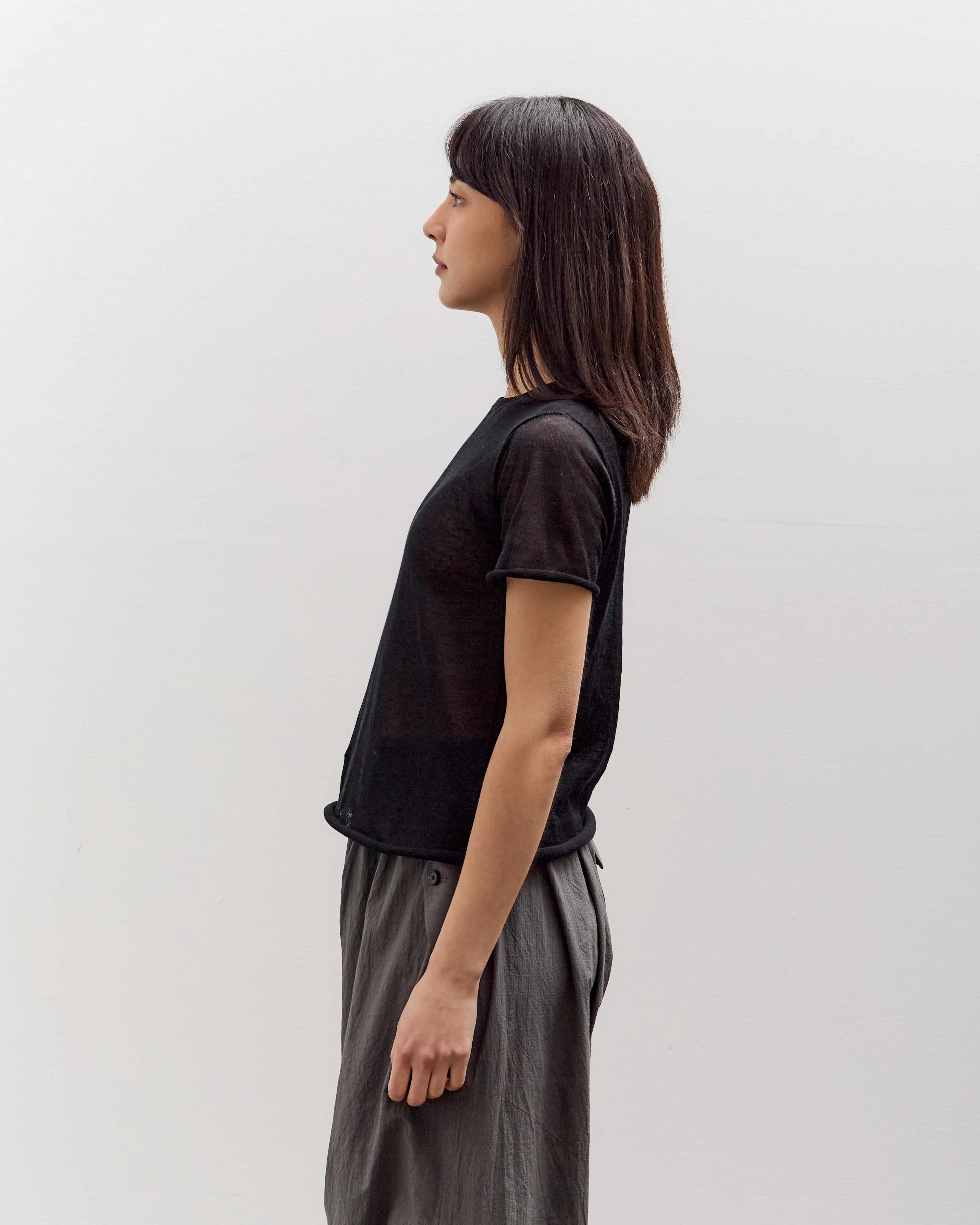 Lauren Manoogian Veil Baby Tee, Black - Image 5