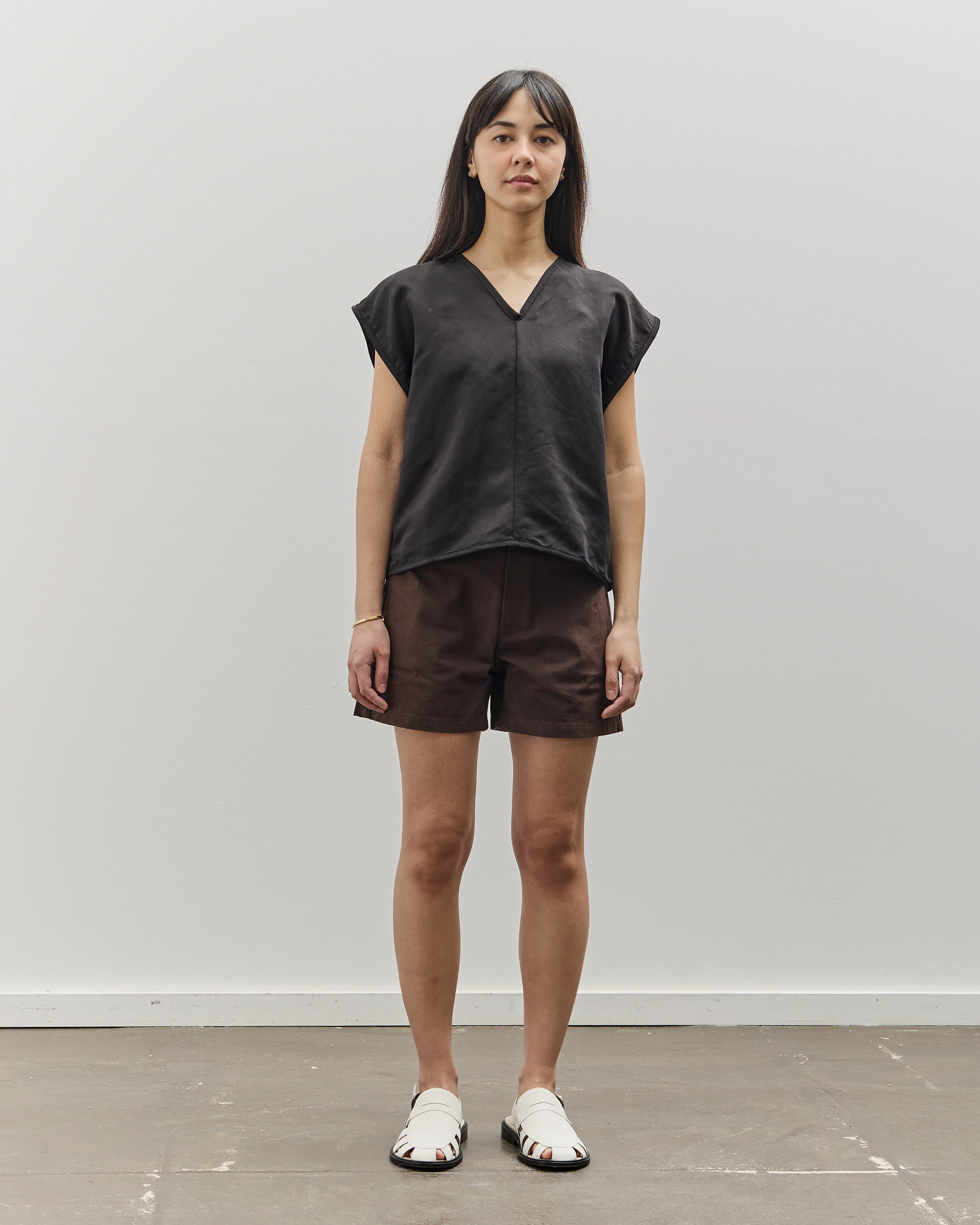 MAN-TLE W-R18S5 Box Shirt, Black Paper - Image 3