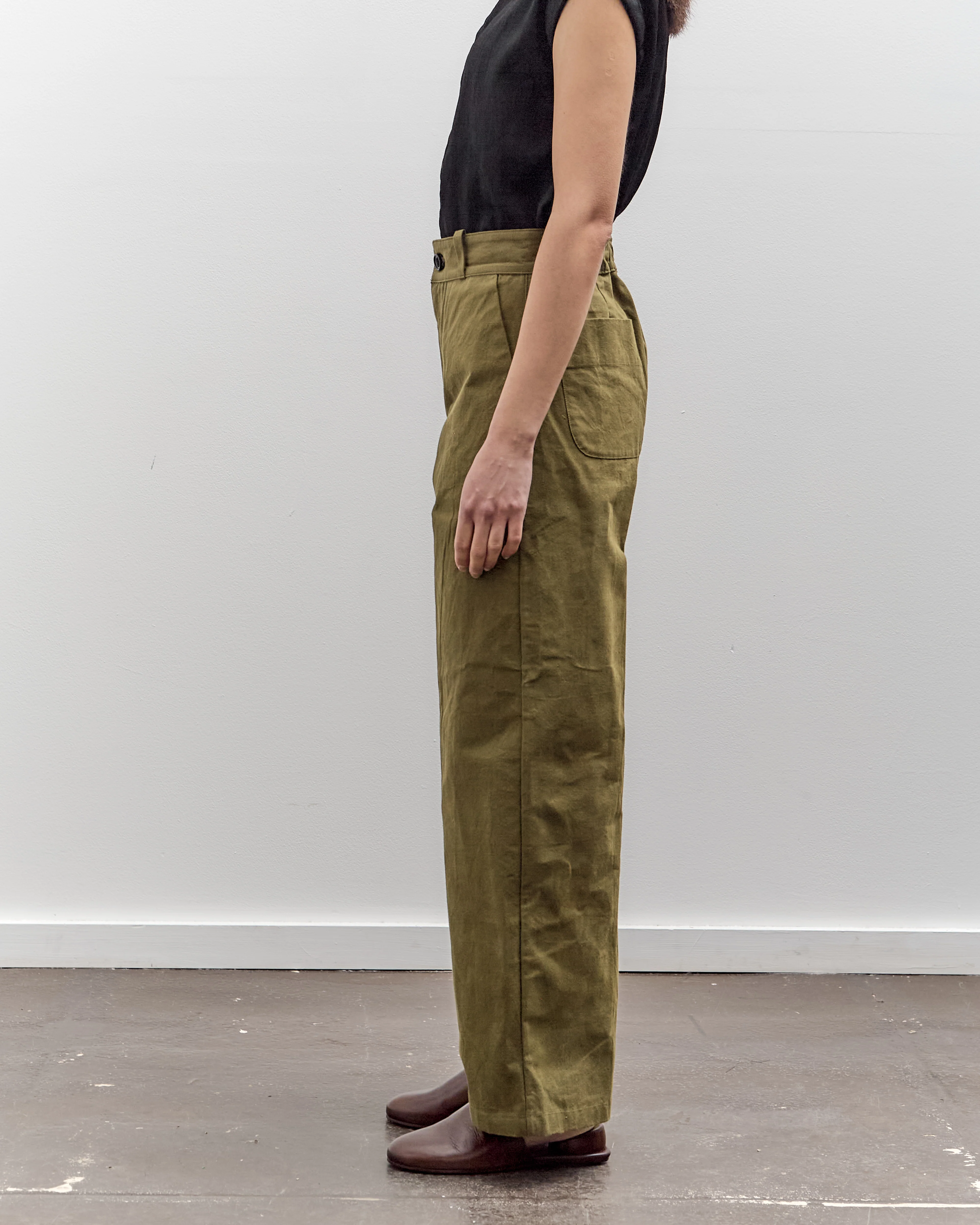 MAN-TLE High Wide Pants, Field Wax - Image 5