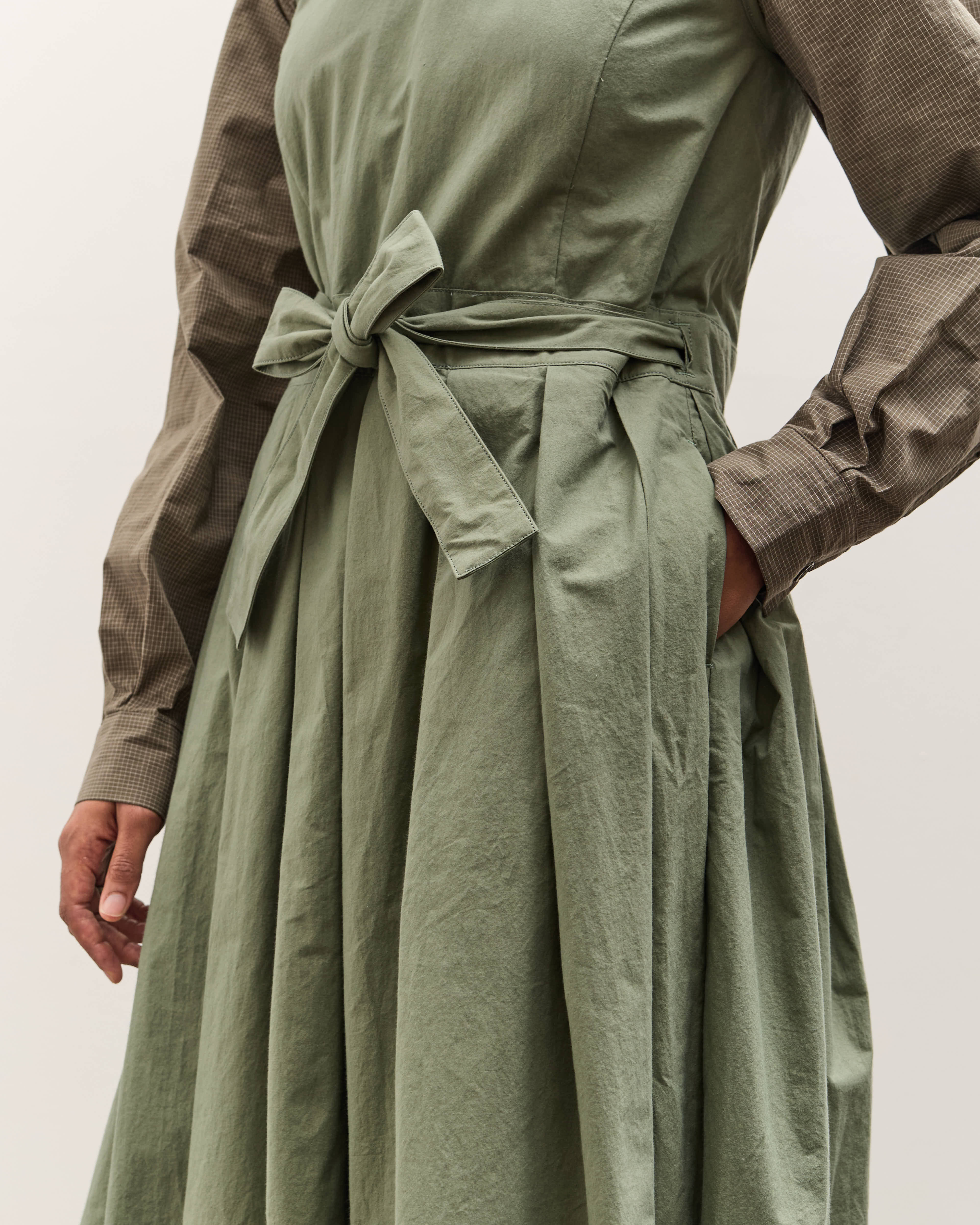 MAN-TLE W-R19A8 Korean Apron Dress, Gum - Image 7