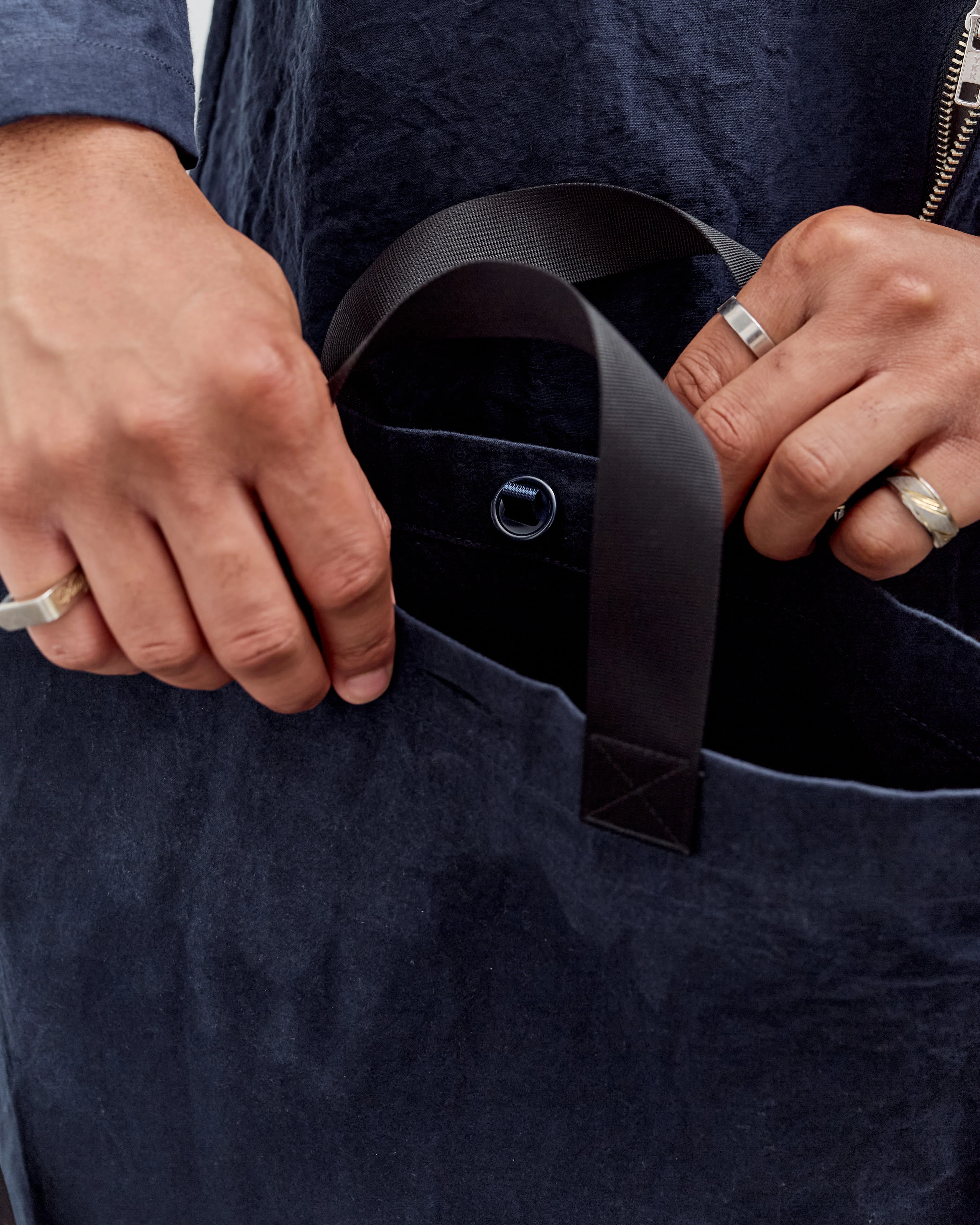 MAN-TLE R20B1 Multi Handle Tote, Pacific - Image 4