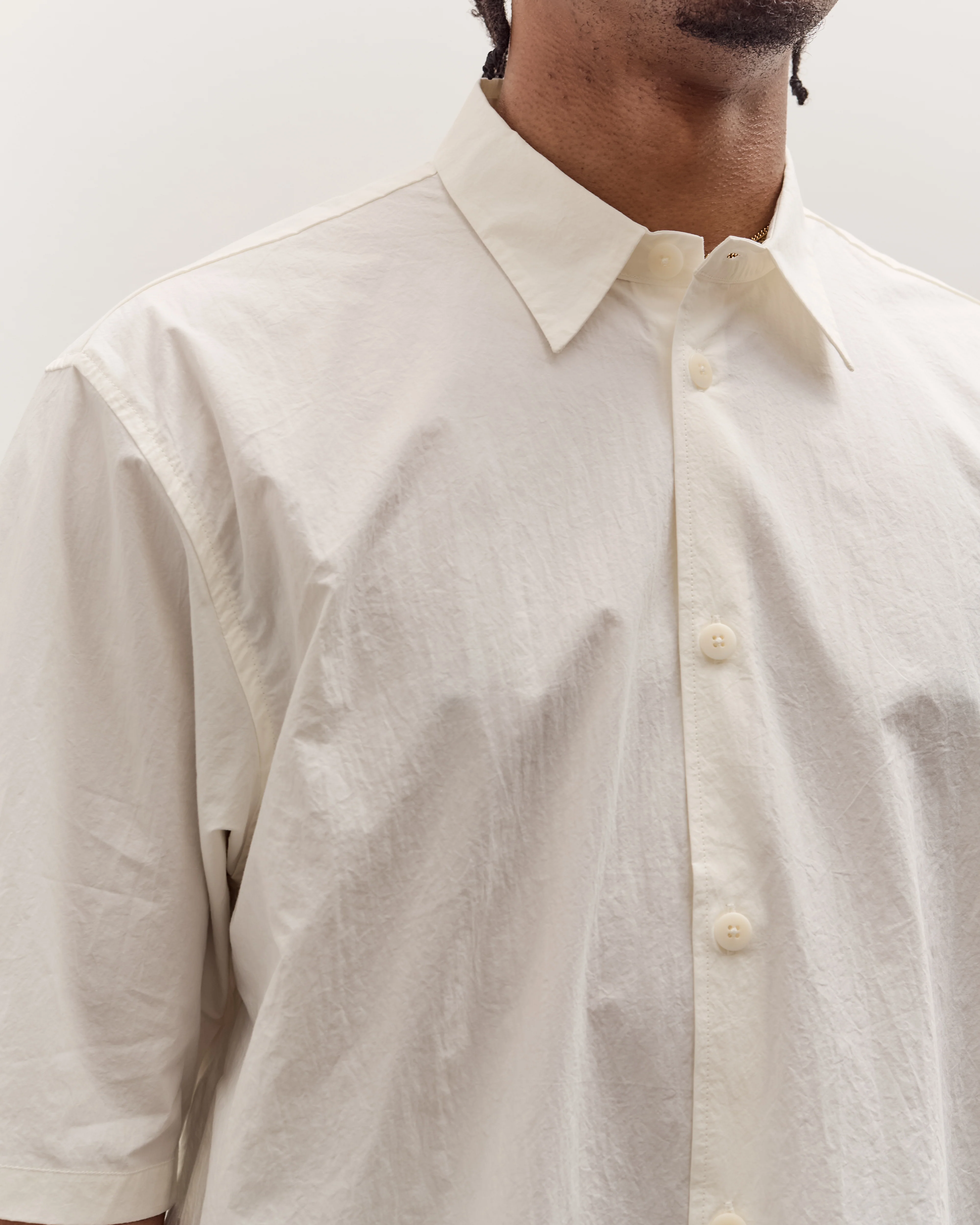 MAN-TLE ROS9 S/S Weather Shirt 160 Crunch, White - Image 7