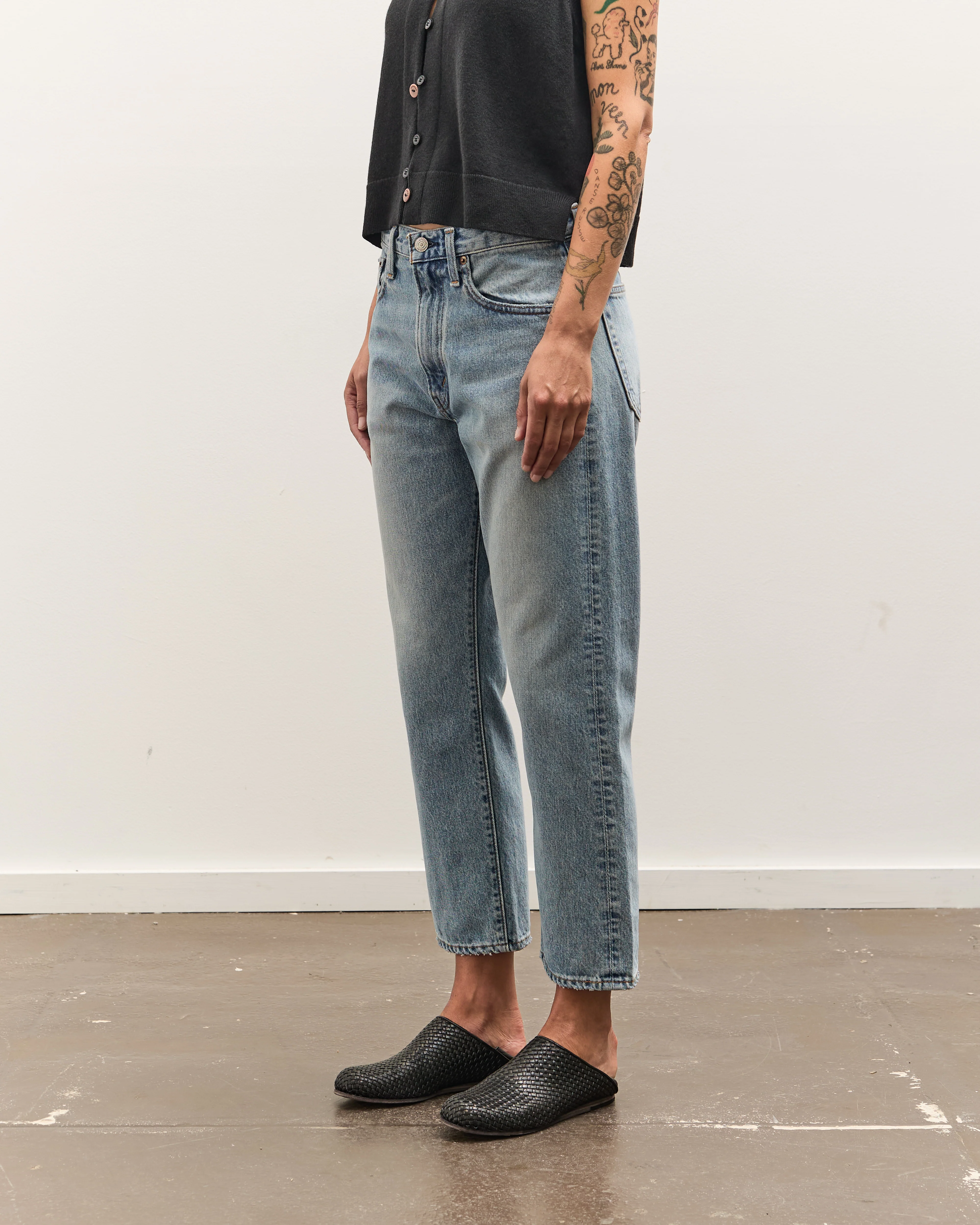 orSlow 105W 90's Denim, Sky Blue - Image 4