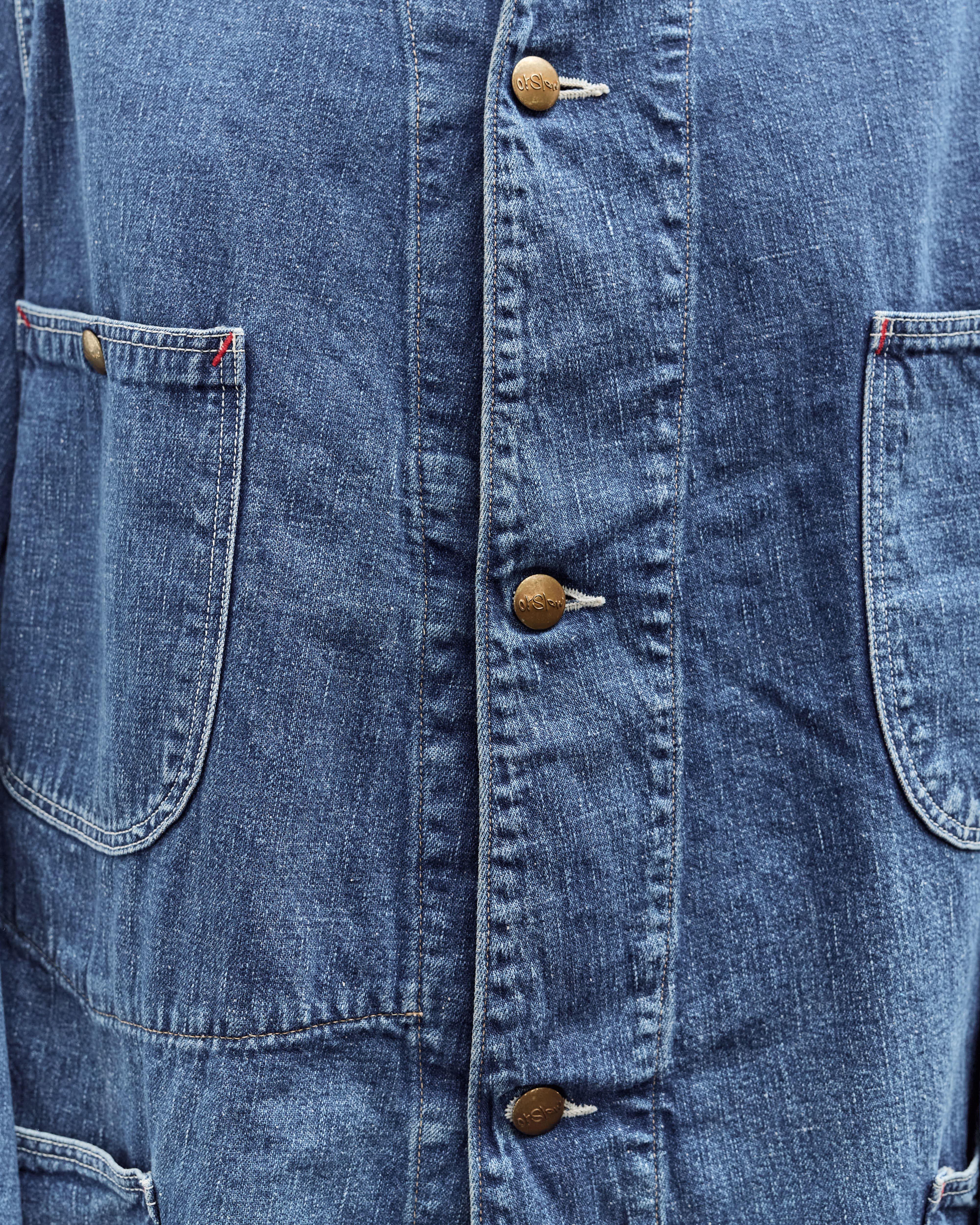 orSlow Loose Fit Denim Coverall, Denim Used - Image 9