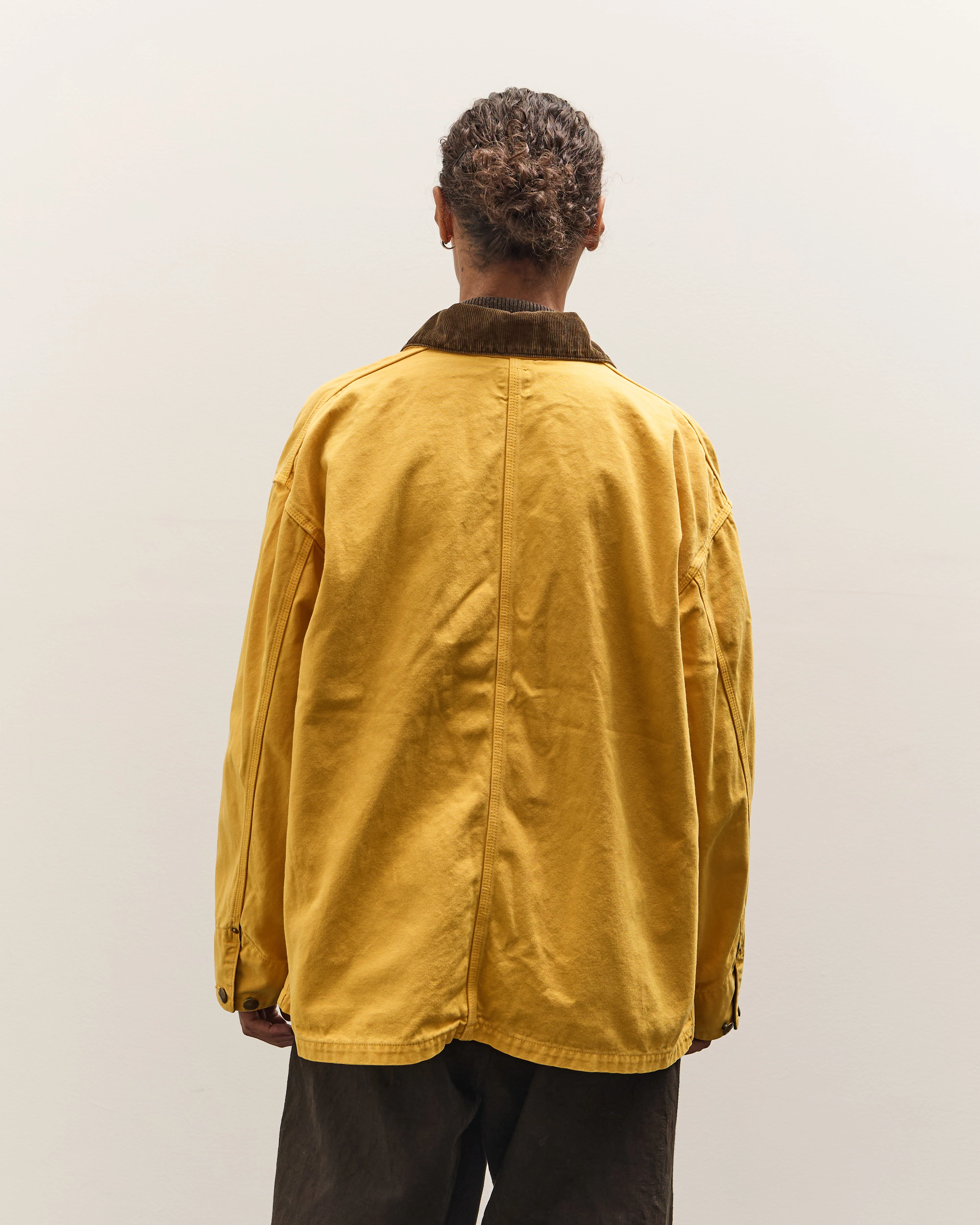 orSlow Relaxed Fit Oxford Coverall, Yellow - Image 6