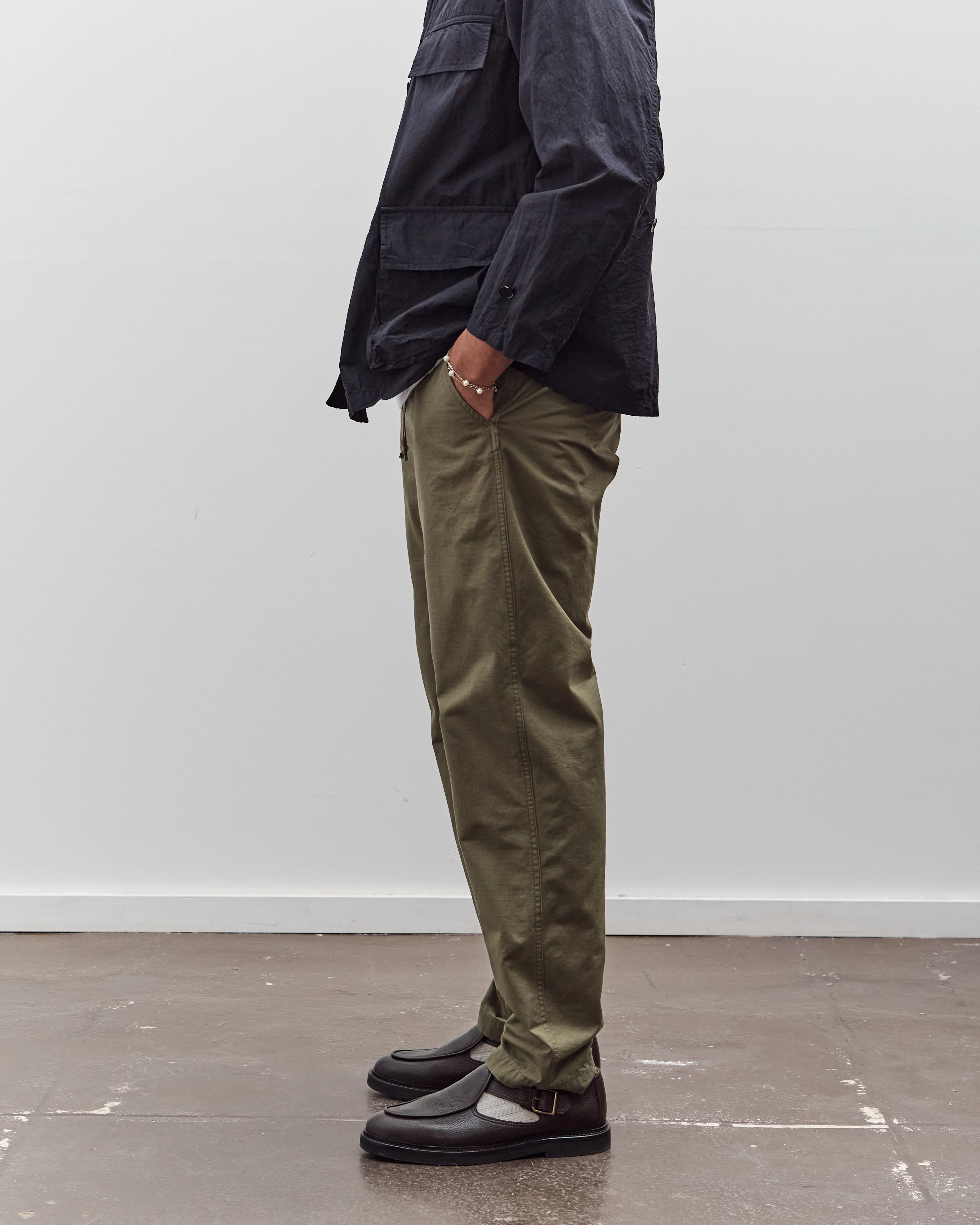 orSlow Ripstop New Yorker Pant, Army Green - Image 4