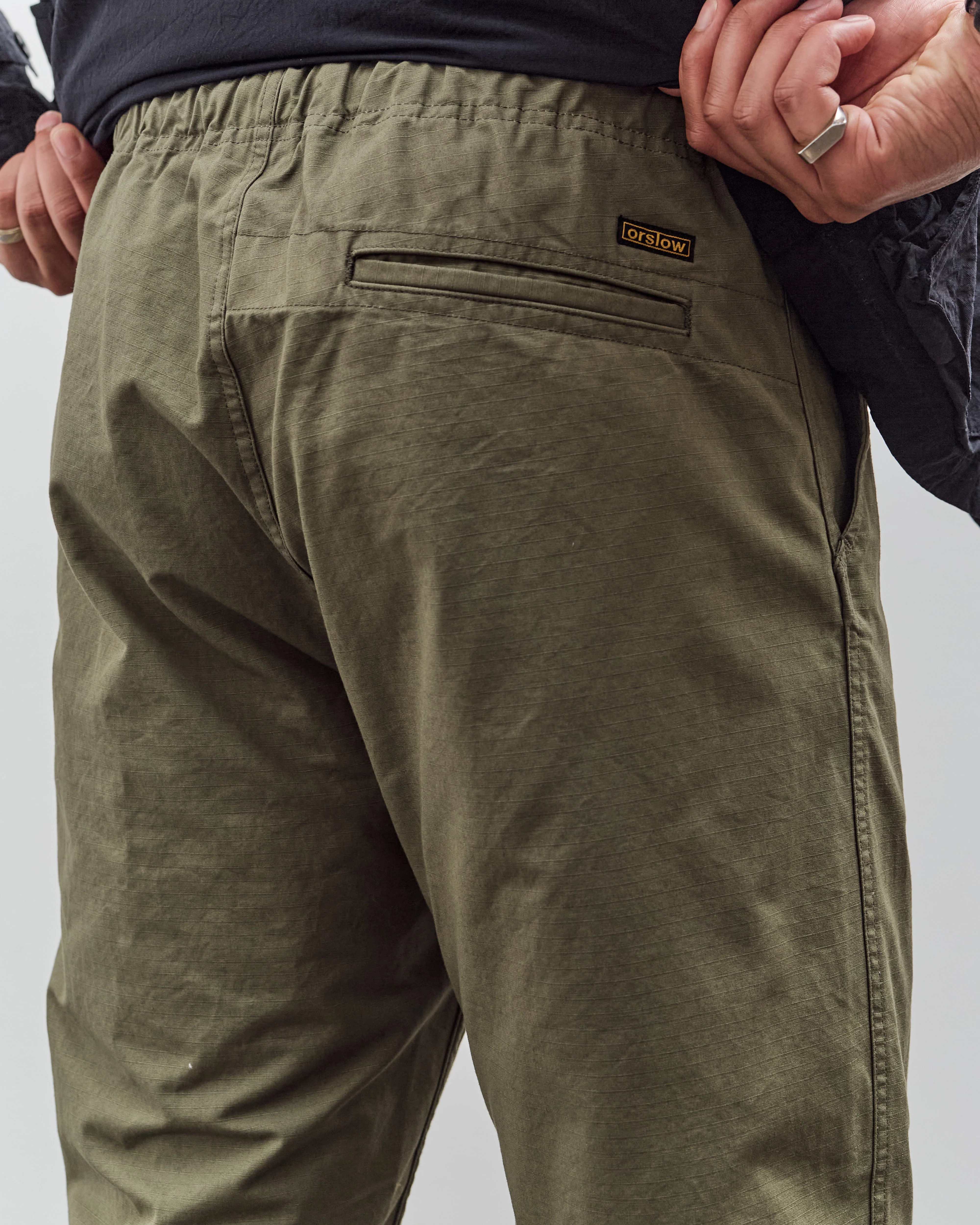 orSlow Ripstop New Yorker Pant, Army Green - Image 9