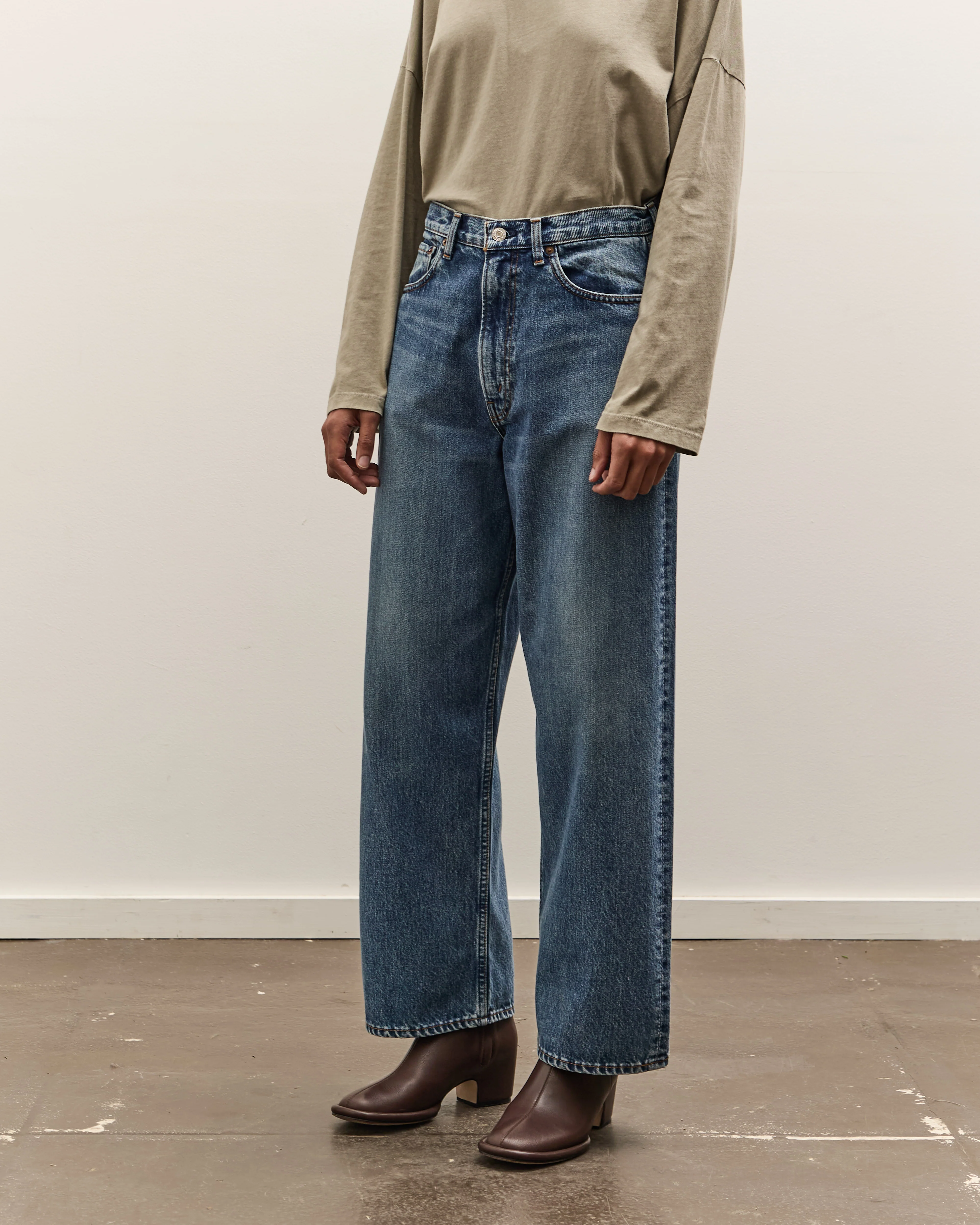 orSlow Super Dad's Denim Pants, Denim Used - Image 4