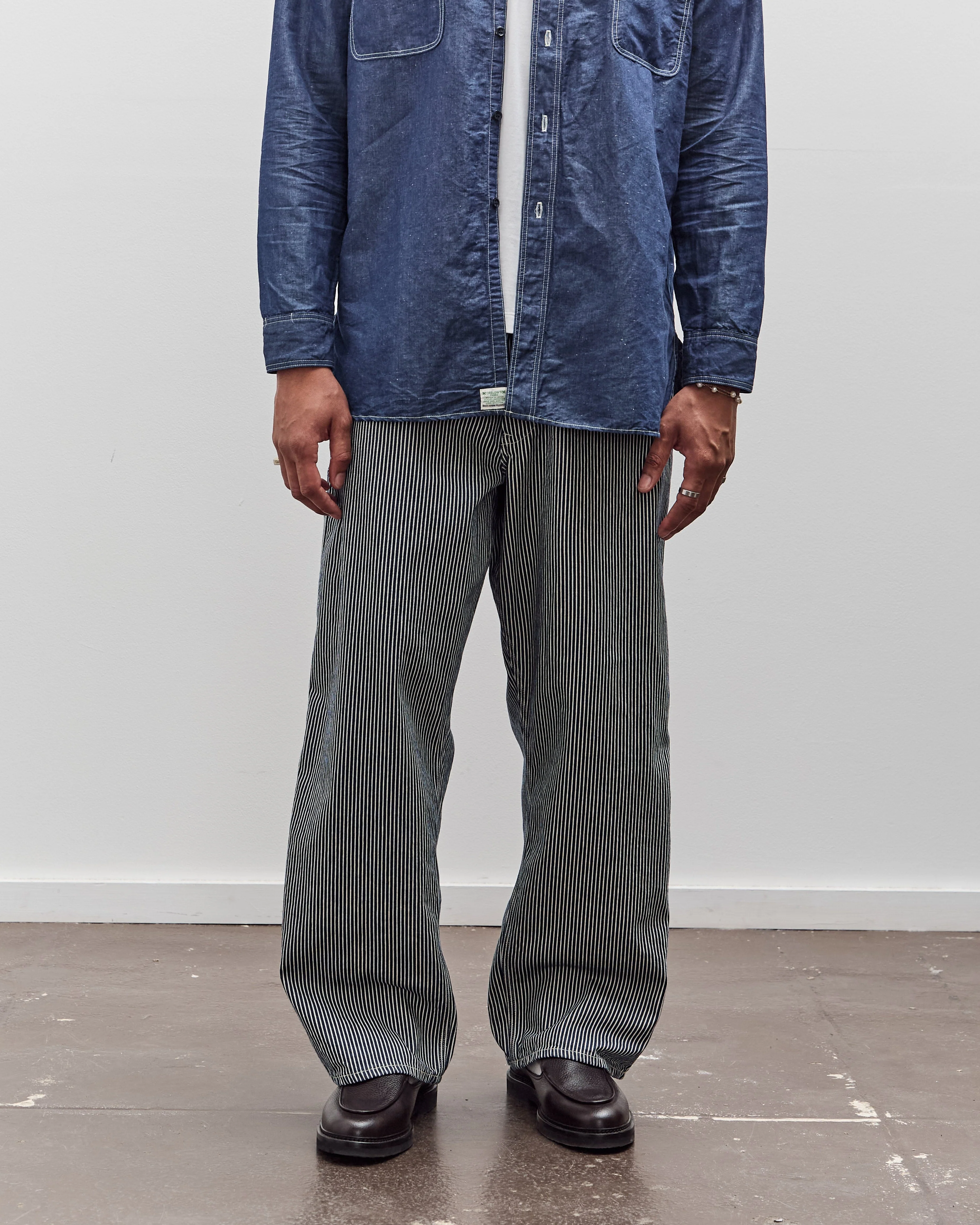 orSlow Wide Fit 30's Painter Pants Unisex, Hickory
