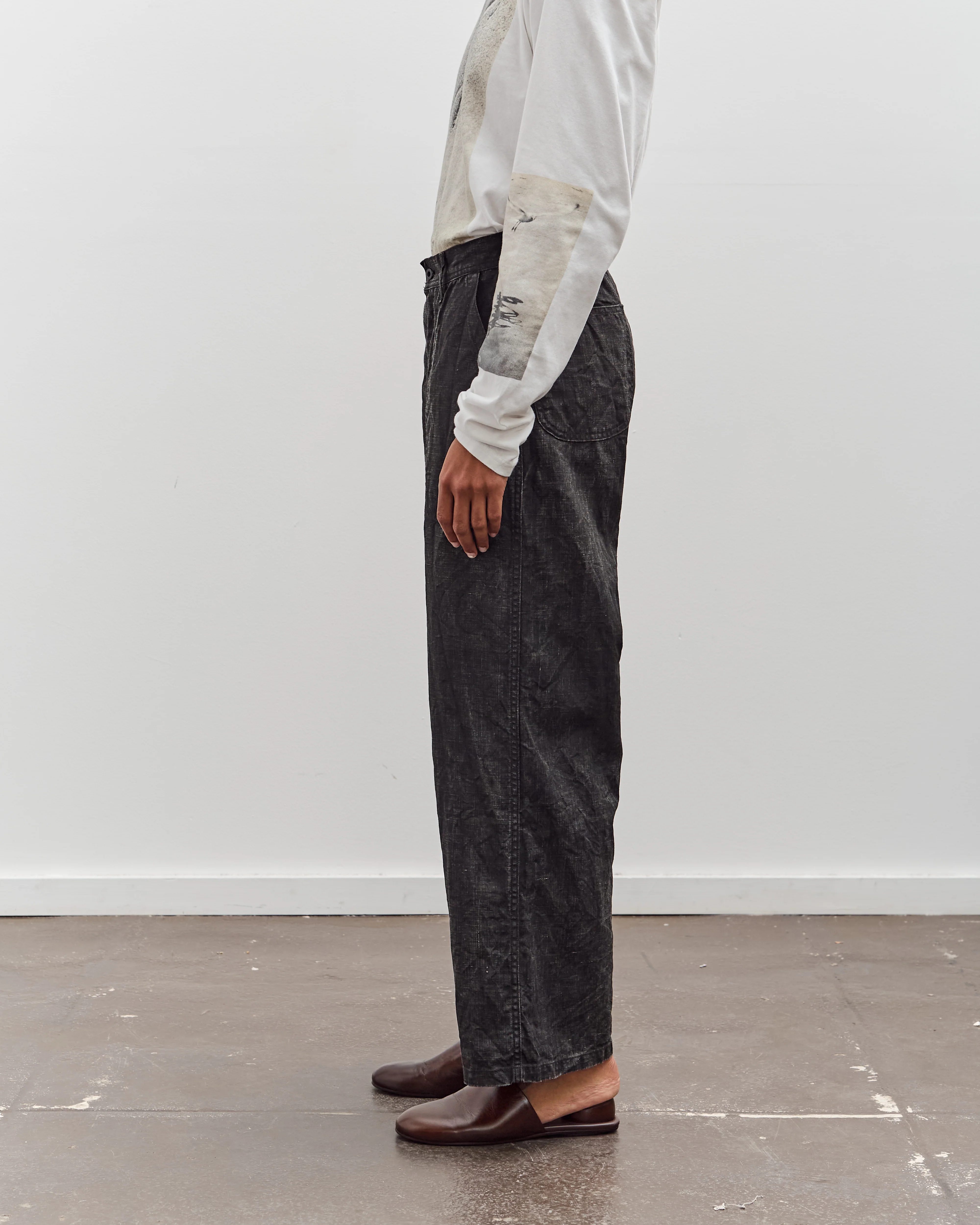 orSlow WWⅡ 40'S U.S Navy Utility Trouser, Sumi Black - Image 4