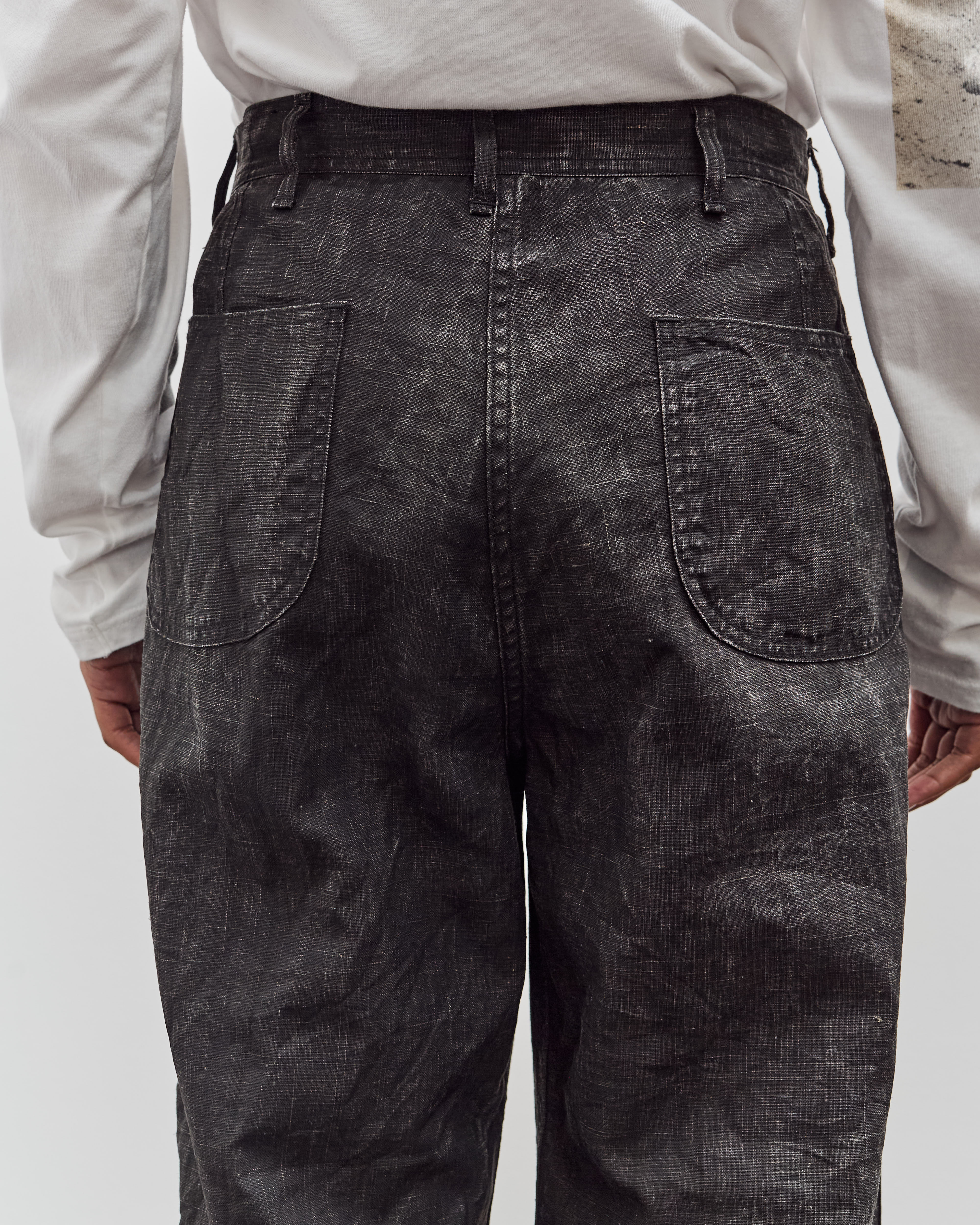 orSlow WWⅡ 40'S U.S Navy Utility Trouser, Sumi Black - Image 7