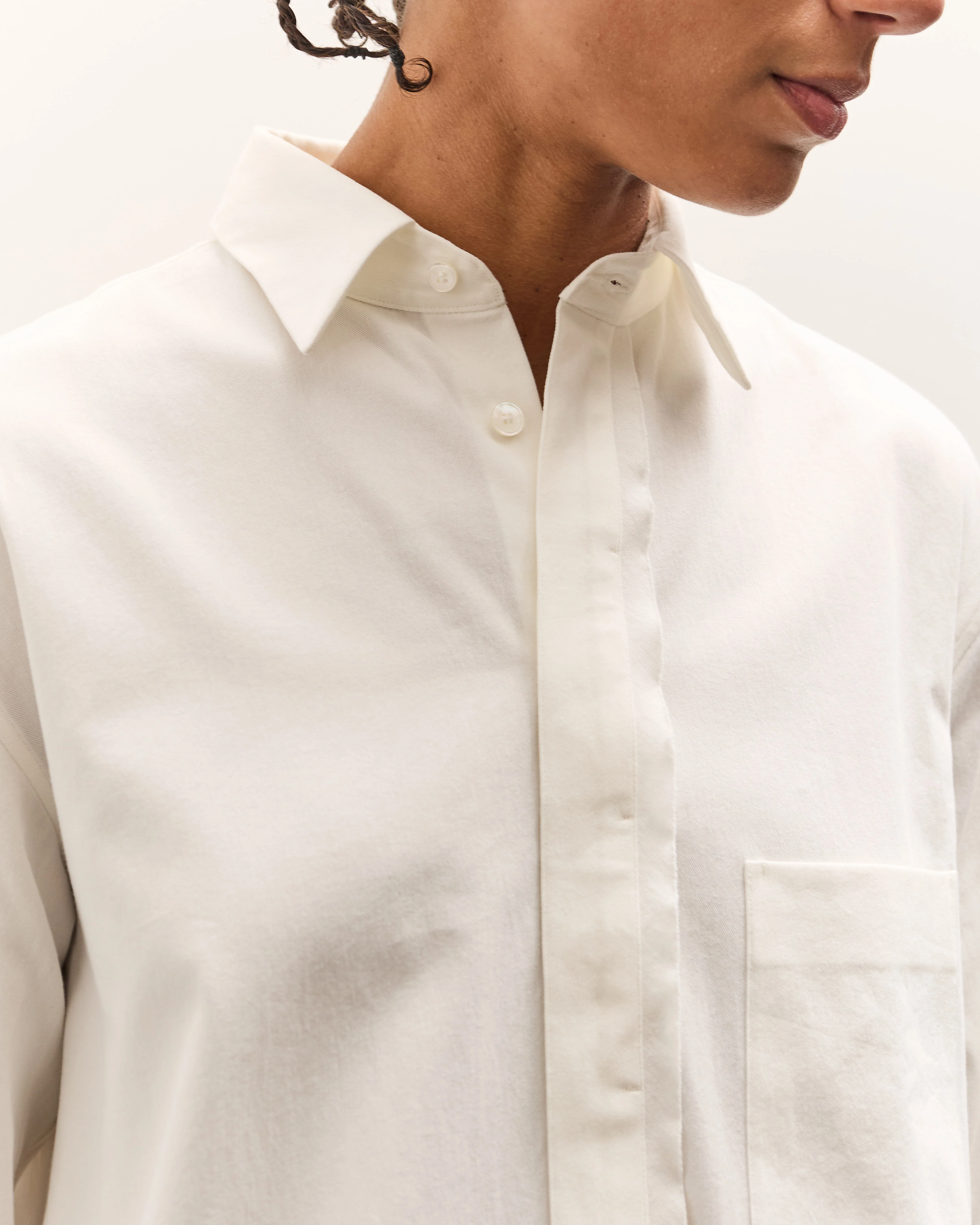 seya. Frilled Shirt, White - Image 7