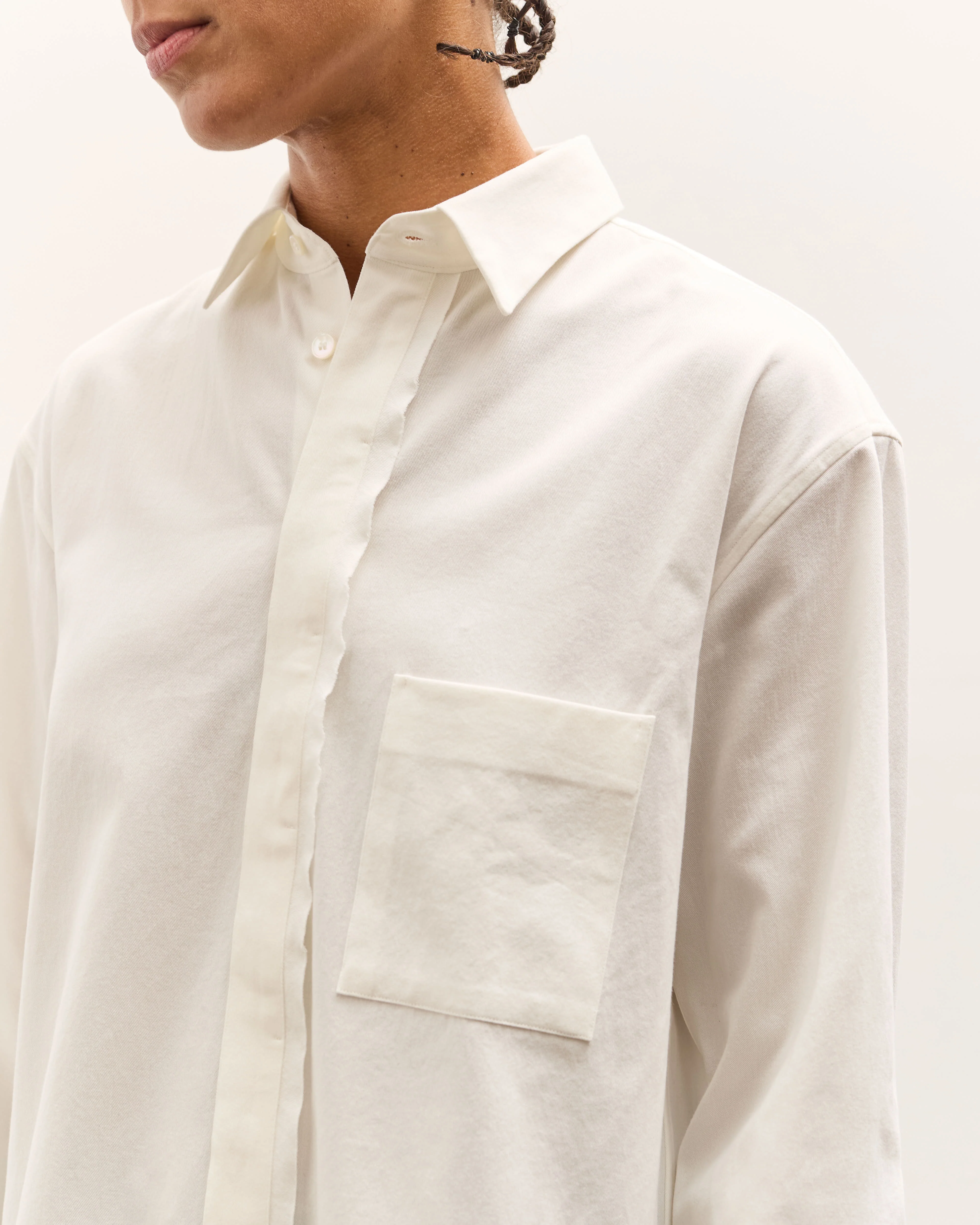 seya. Frilled Shirt, White - Image 8