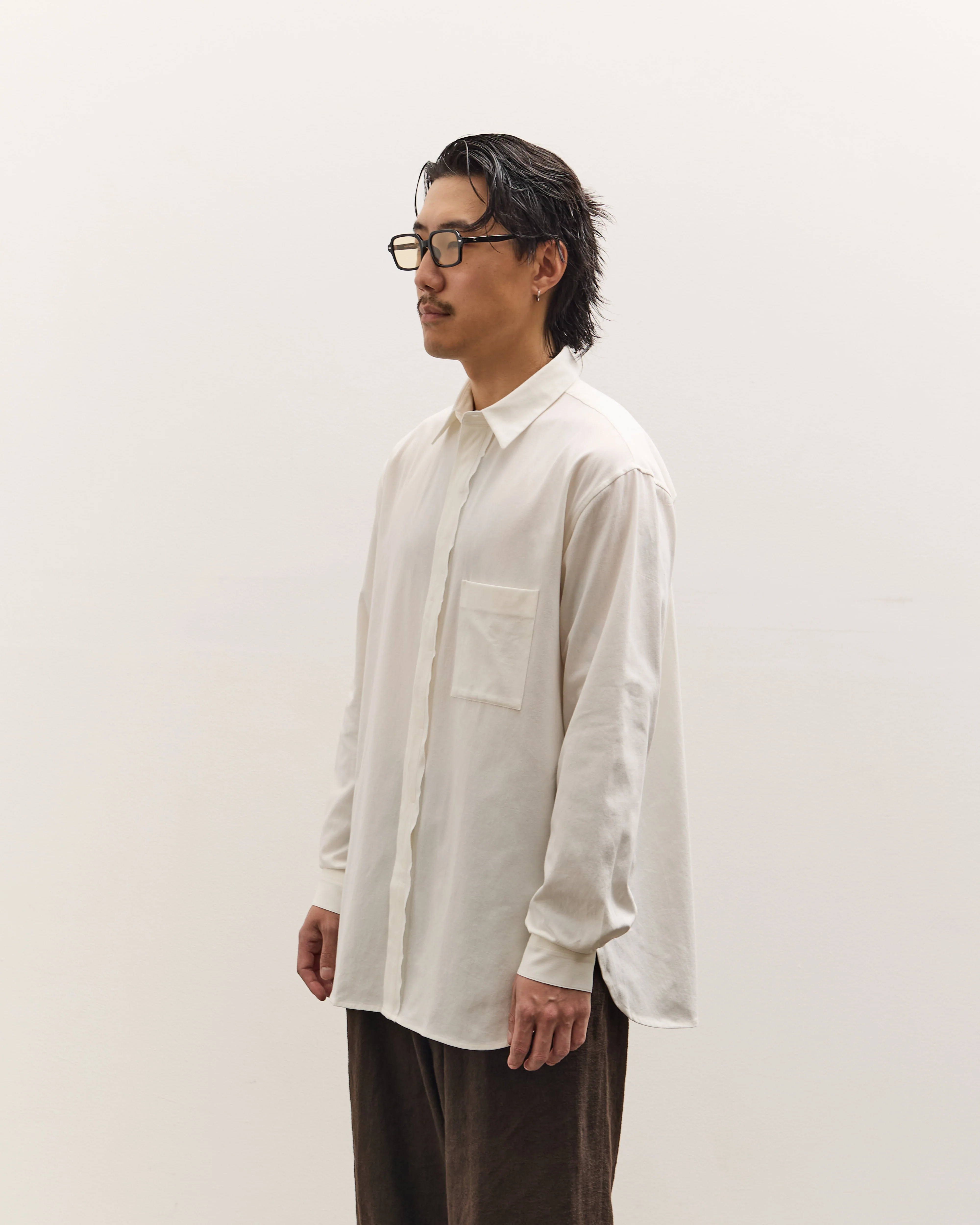 seya. Frilled Shirt Unisex, White - Image 4