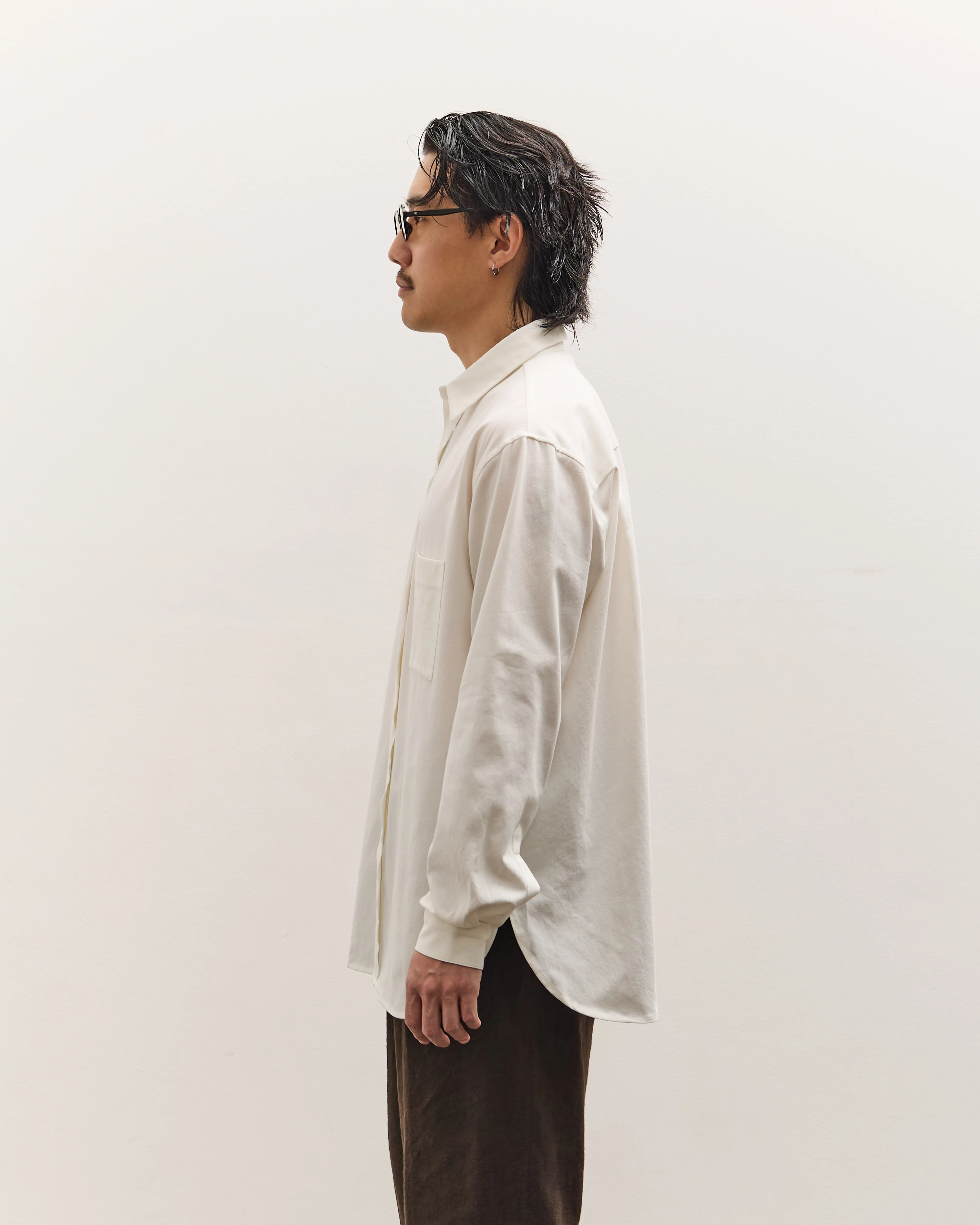 seya. Frilled Shirt Unisex, White - Image 5