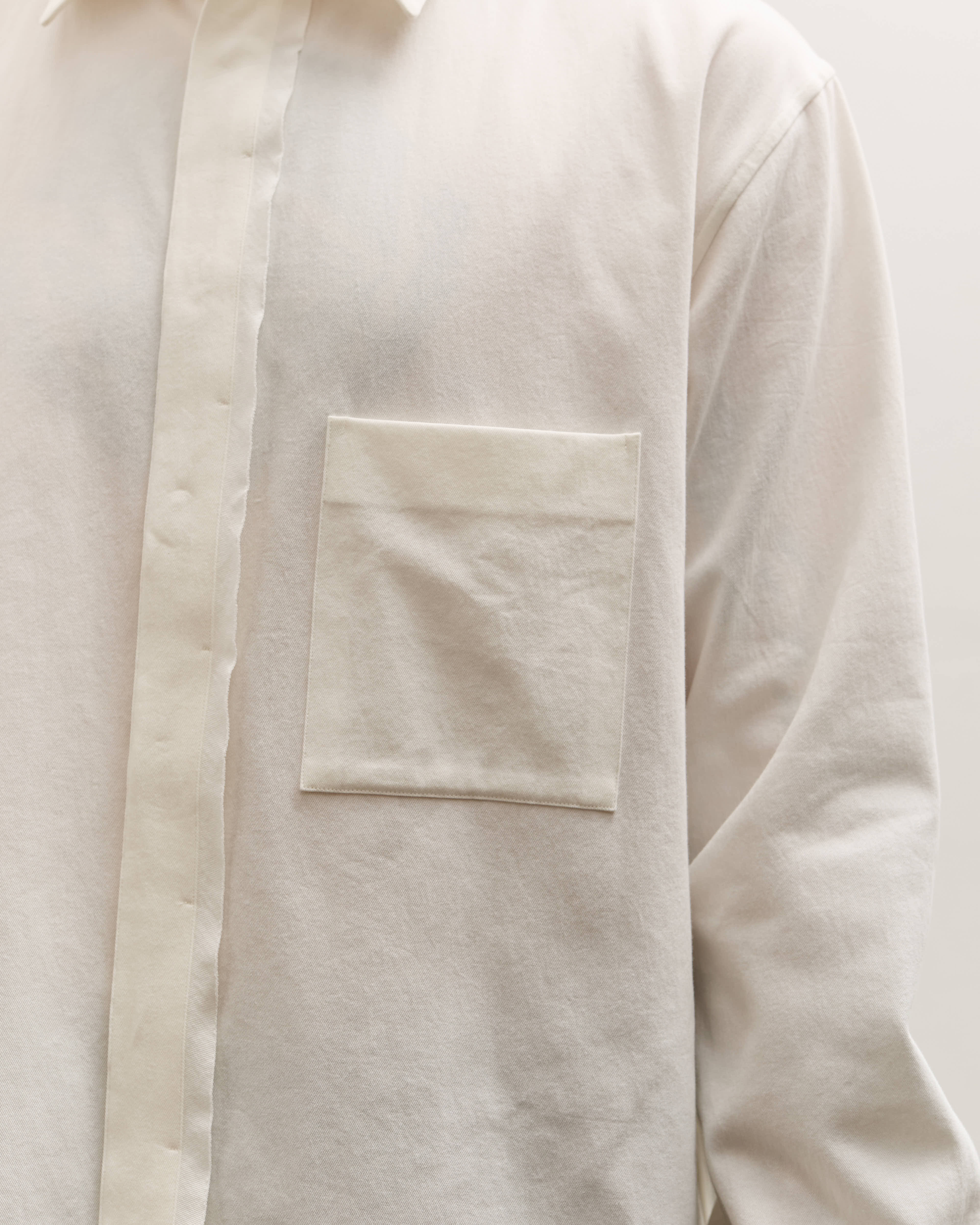 seya. Frilled Shirt Unisex, White - Image 8