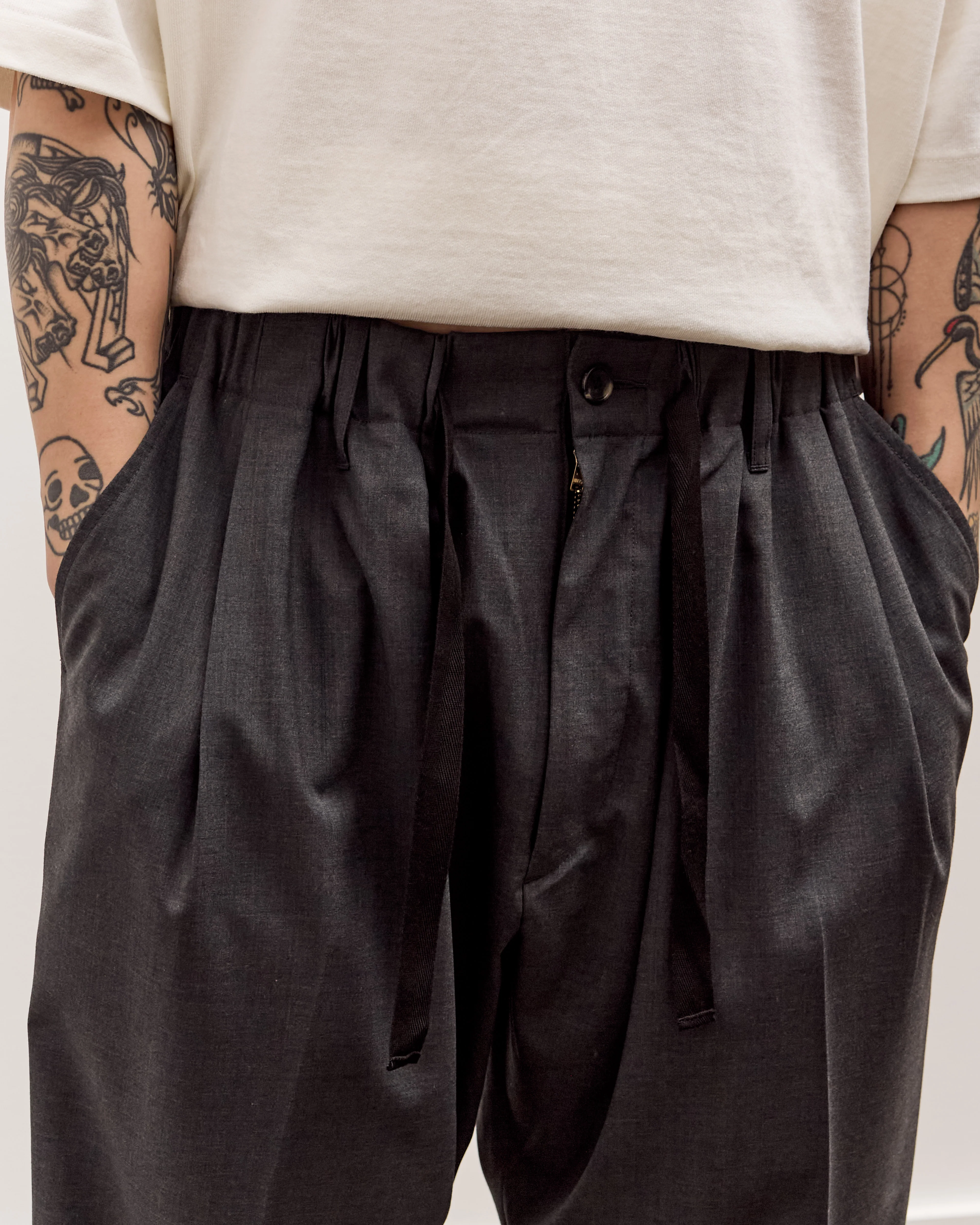 Sillage Baggy Trousers, Anthracite - Image 7