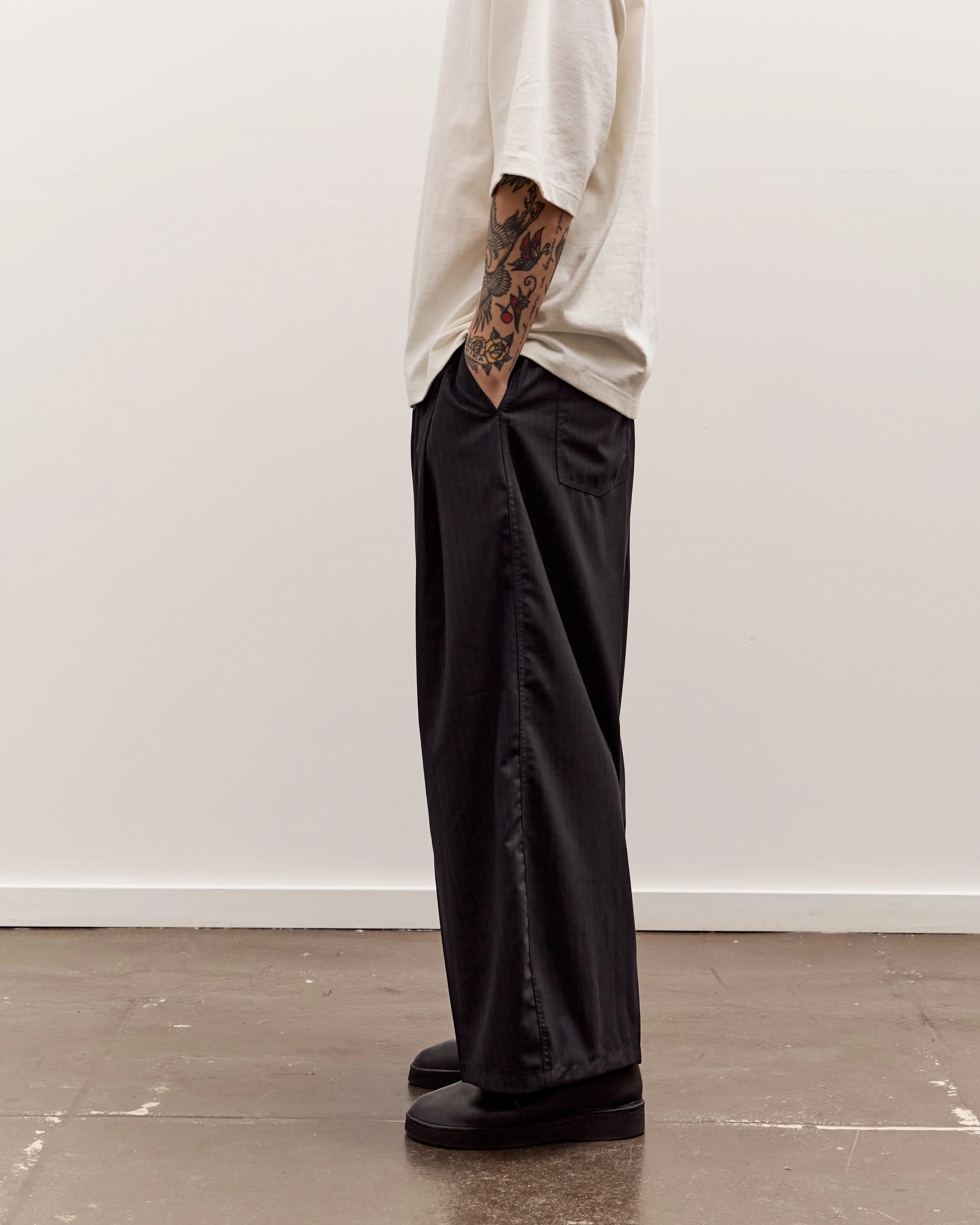 Sillage Circular Pants, Black Stripe - Image 4