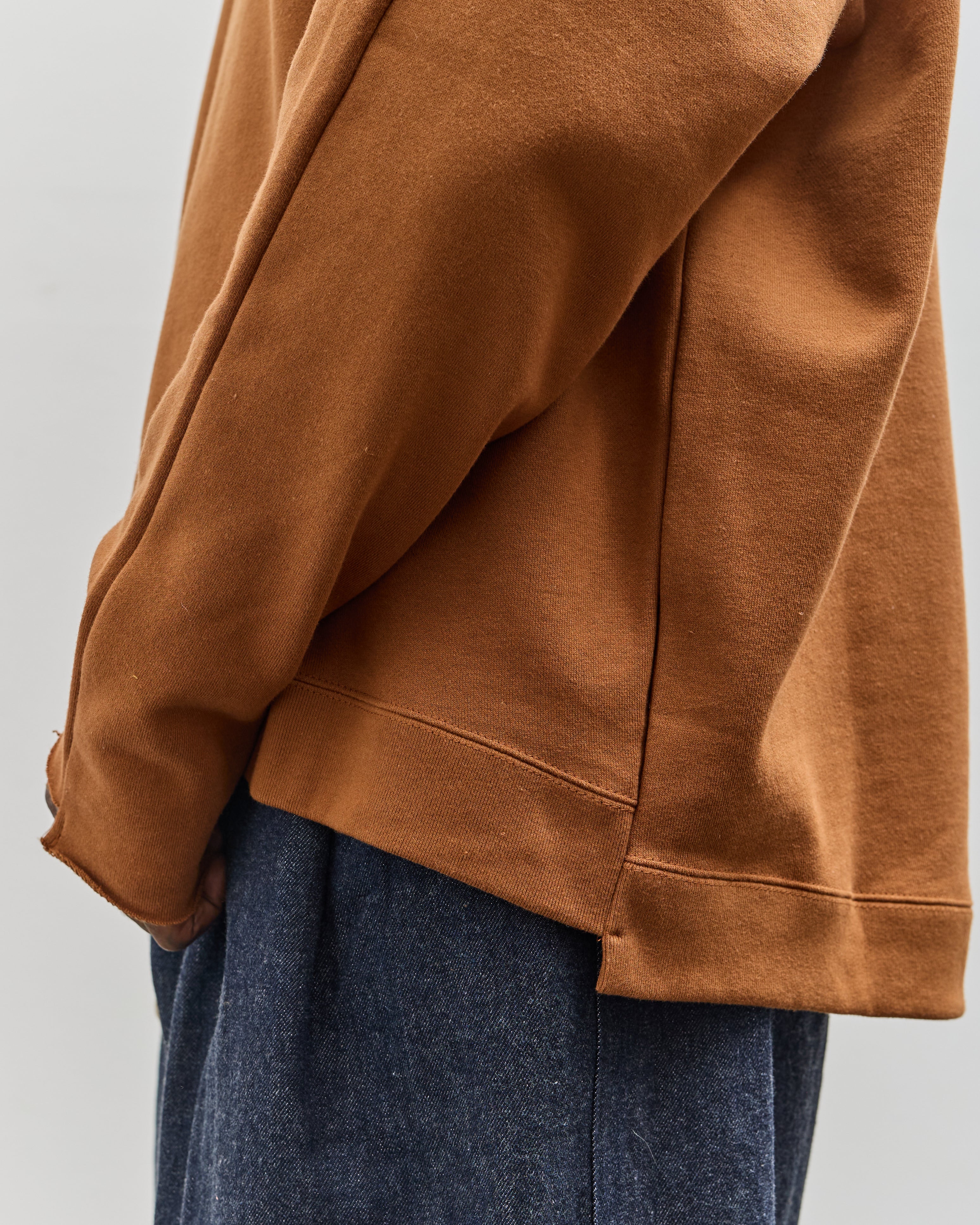 Sillage French Terry Crewneck, Brown - Image 2