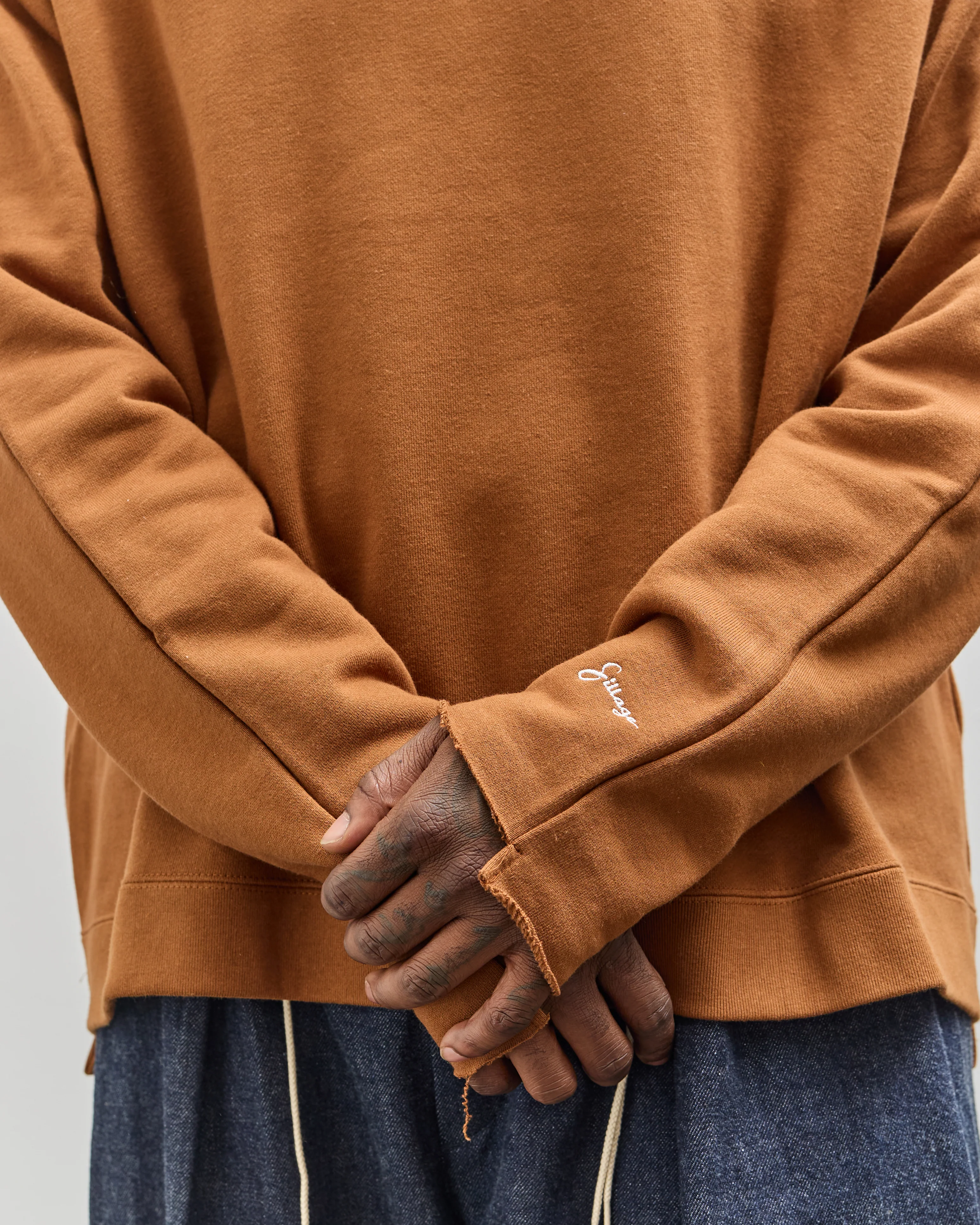 Sillage French Terry Crewneck, Brown - Image 6