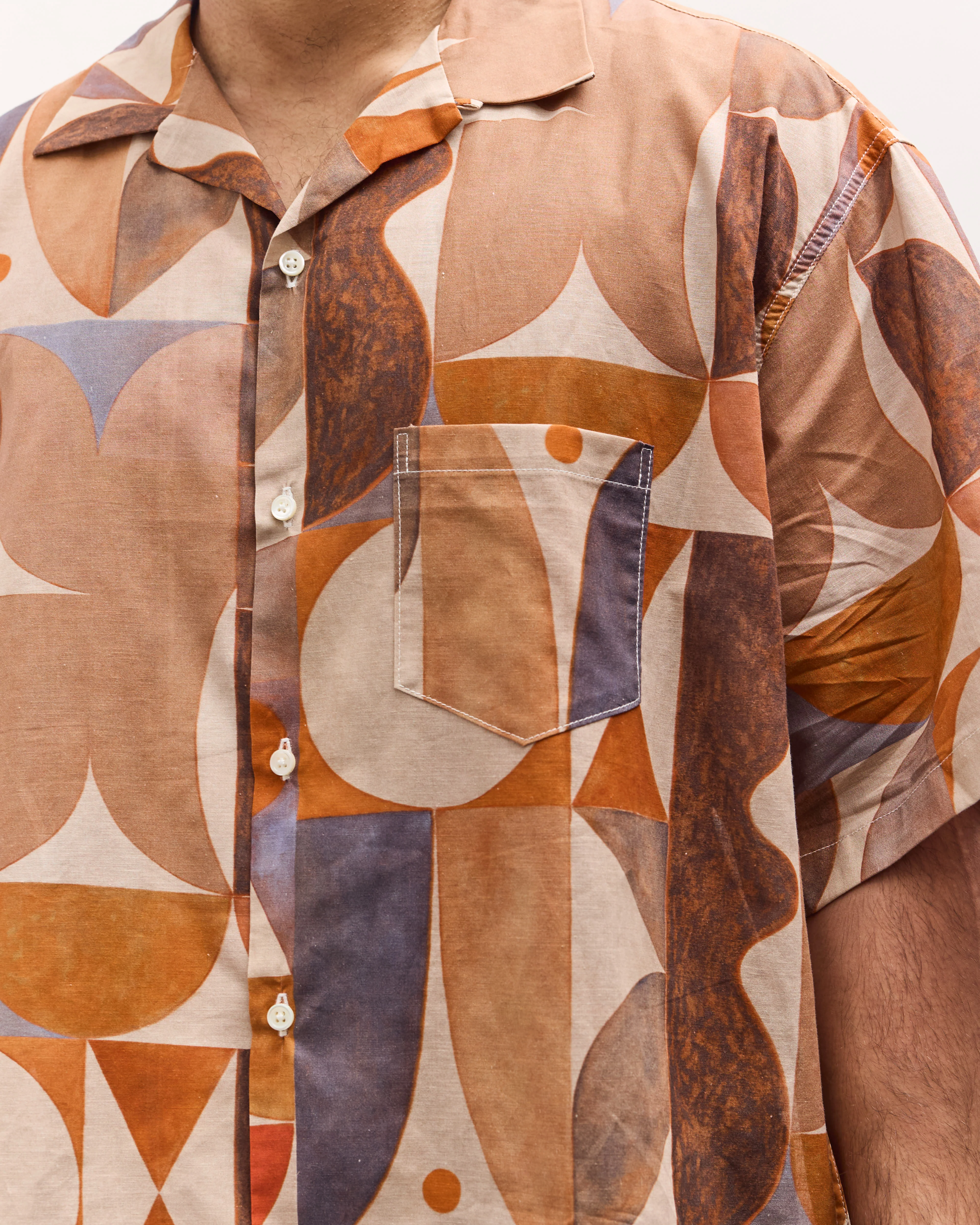 Sillage Re-Engineered Overshirt SS- Aaron Glasson, Multi - Image 6