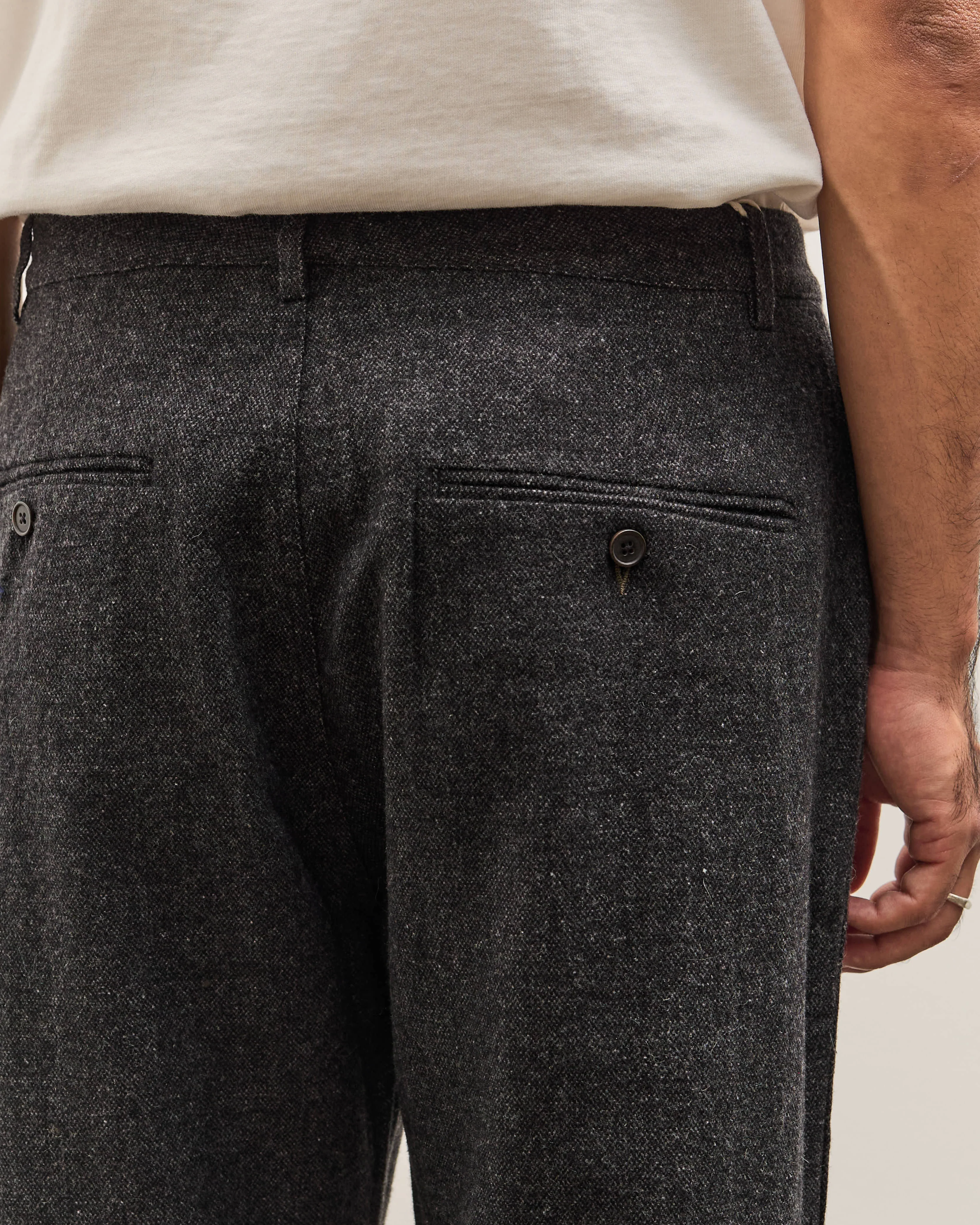 Universal Works Military Chino, Grey Anders Wool - Image 6