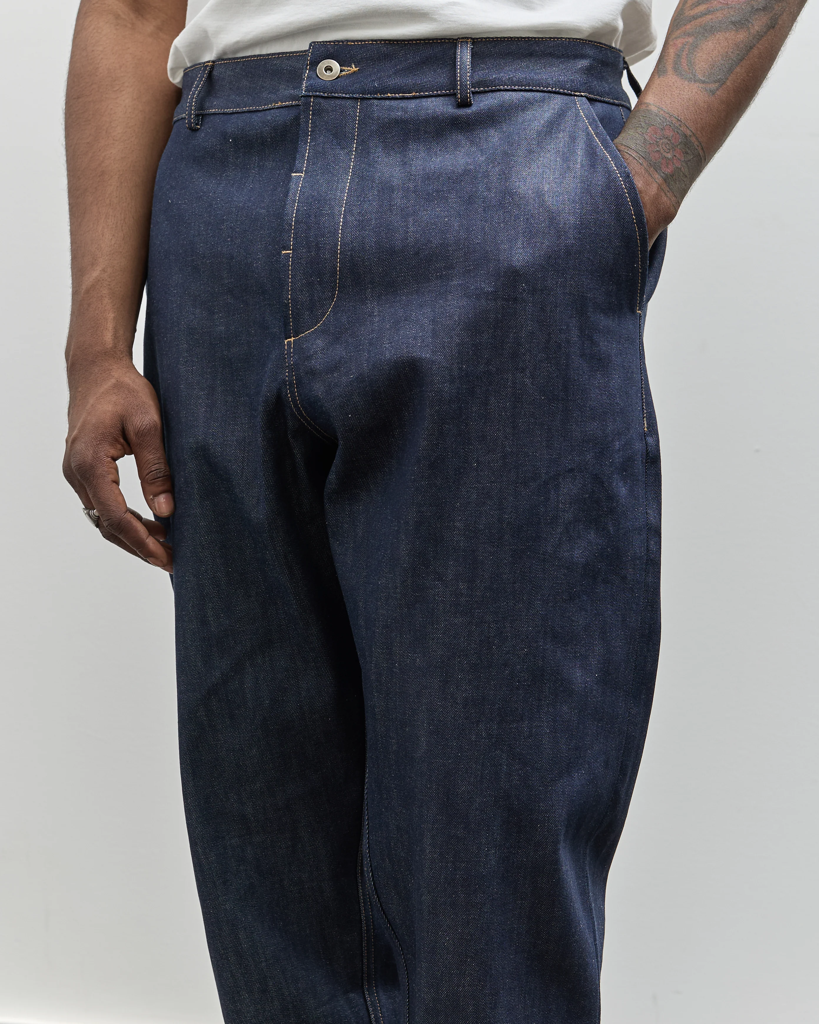 Universal Works Military Chino, Indigo - Image 7