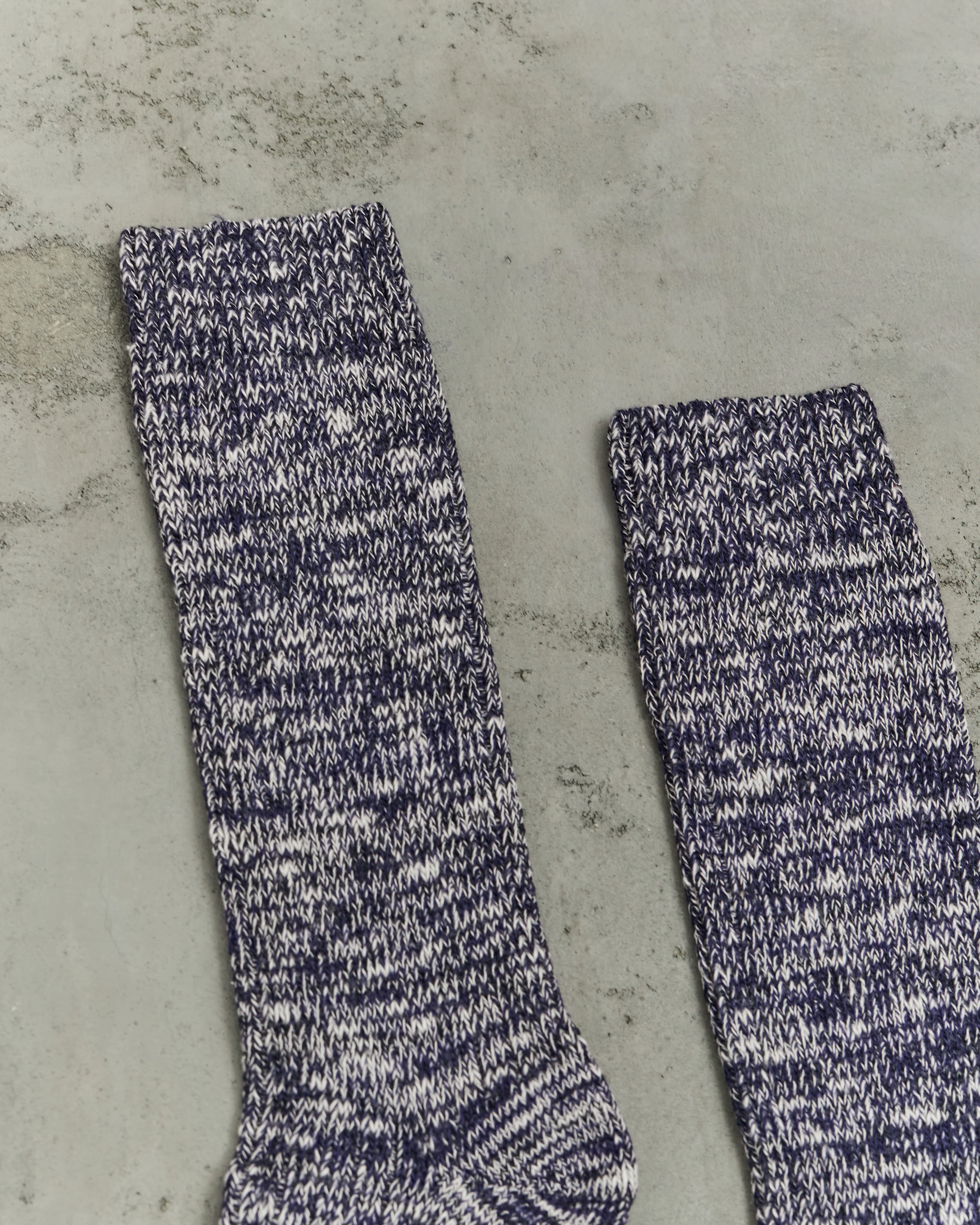 Universal Works Slub Sock, Navy - Image 4