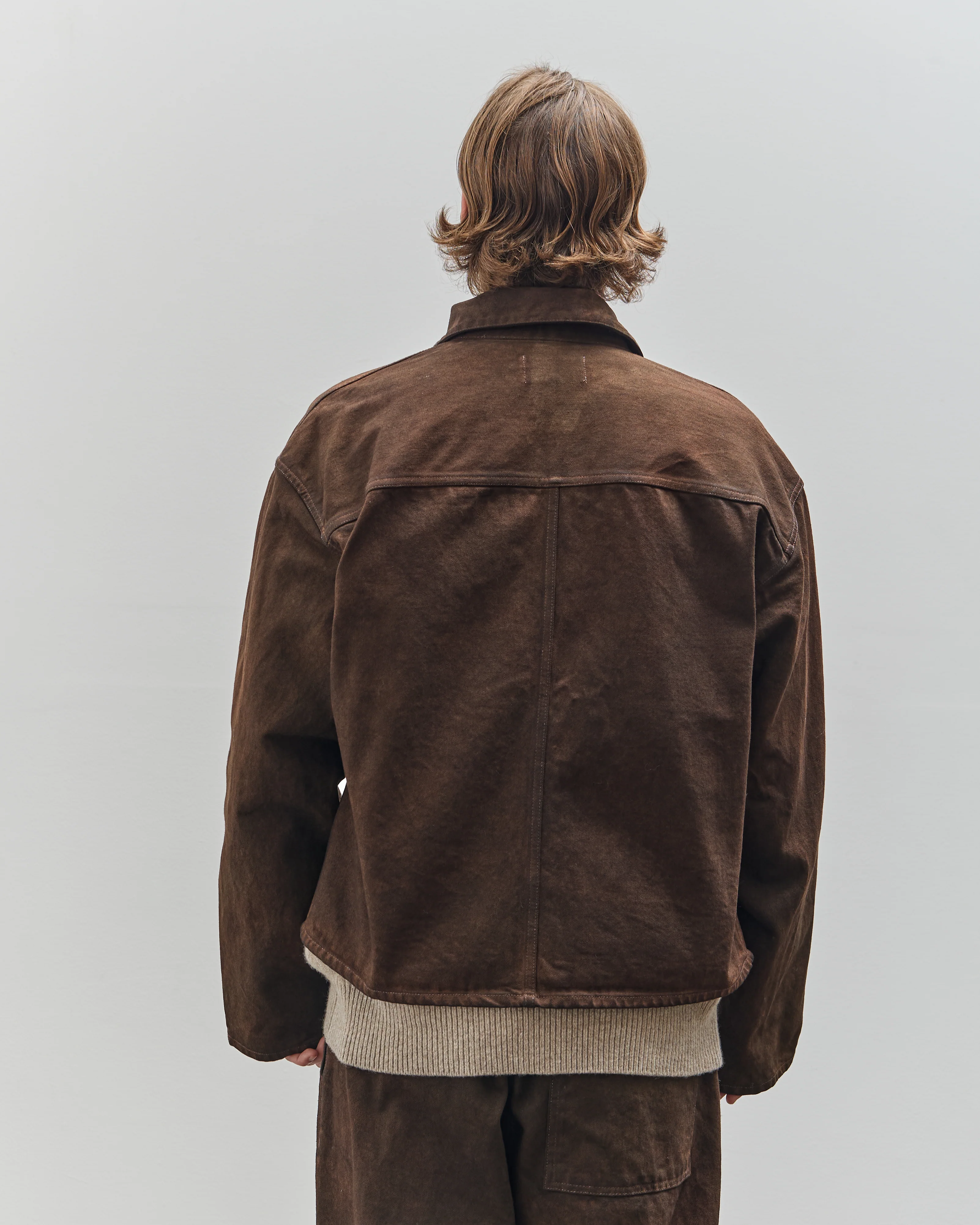 Yoko Sakamoto Unisex Denim Jacket, Kakishibu - Image 5