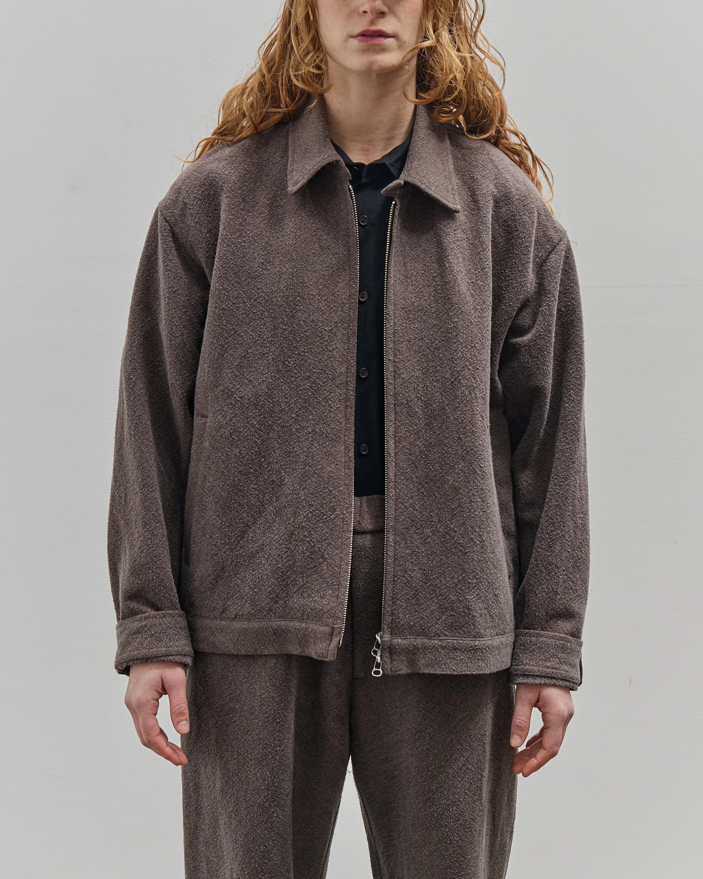 Yoko Sakamoto Zip Blouson, Brown