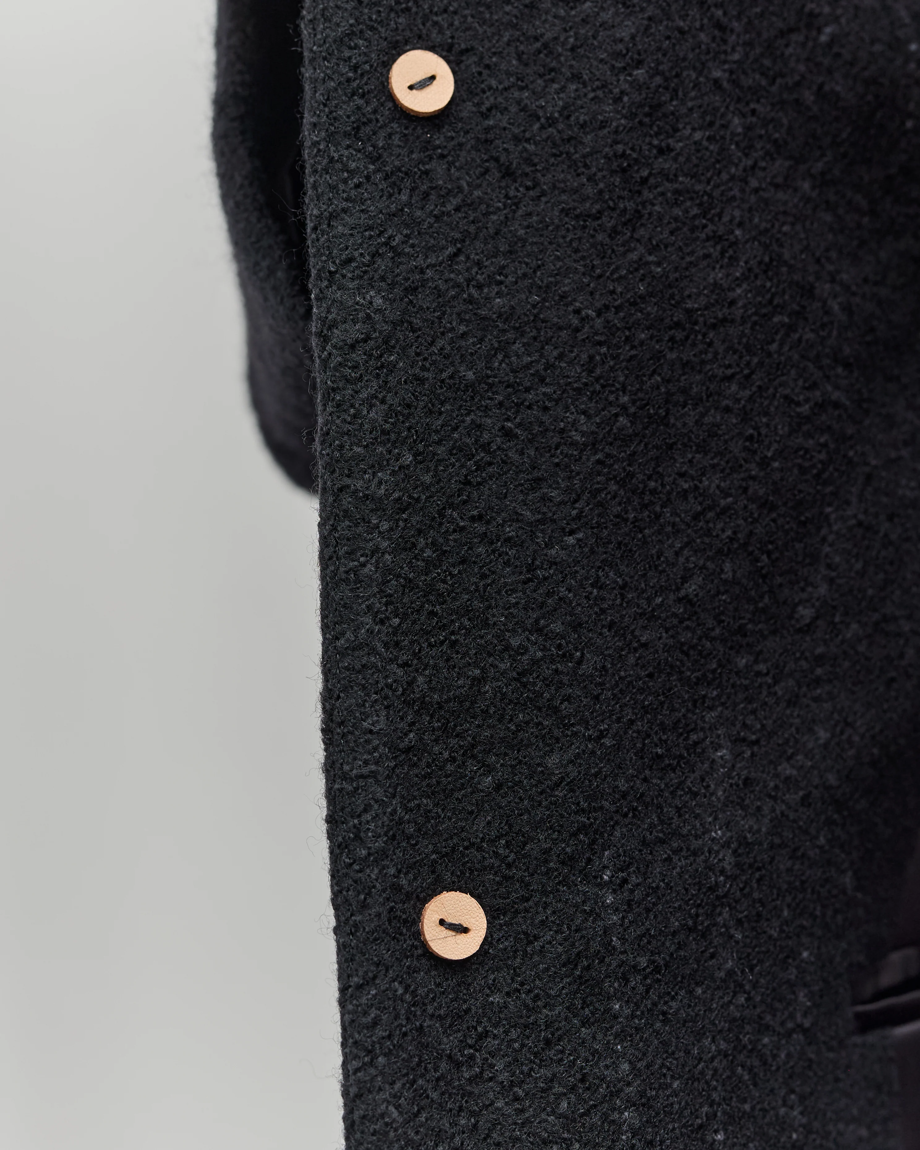 Yoko Sakamoto Kasuri Coach Jacket, Black Broken Stripe - Image 10