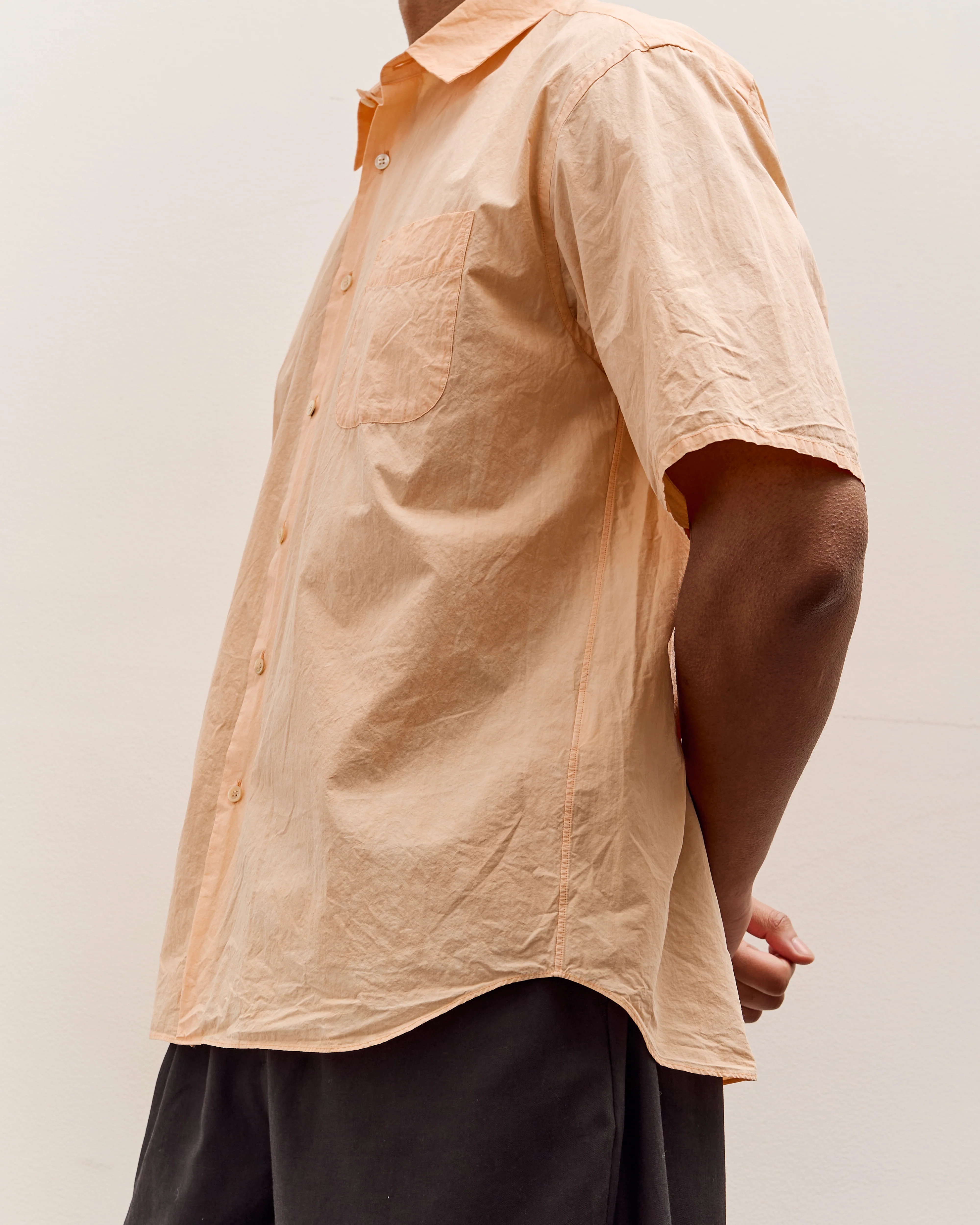 Yoko Sakamoto Regular Collar S/S Shirt, Vermillion - Image 7