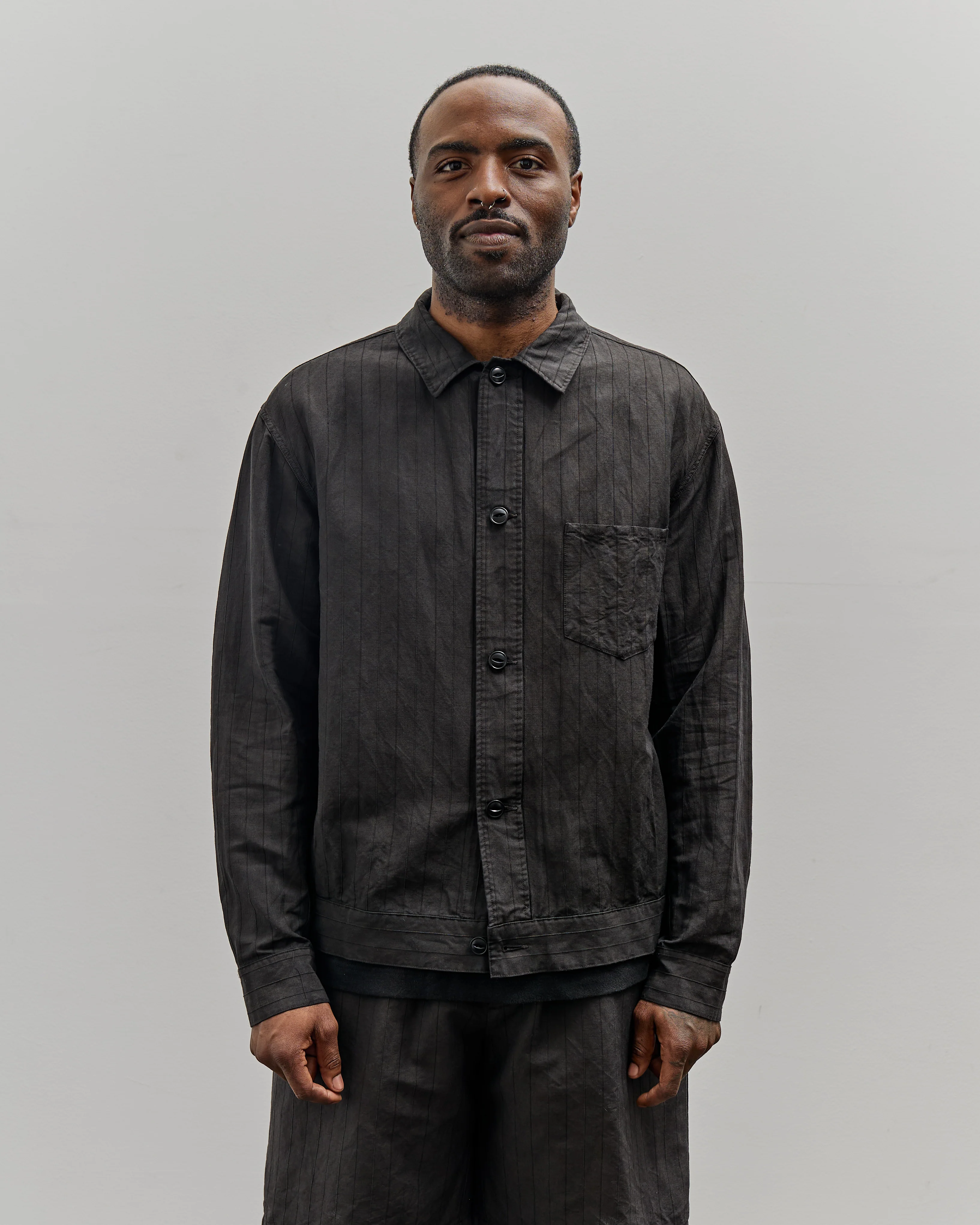 Yoko Sakamoto Work Blouse, Sumi - Image 7