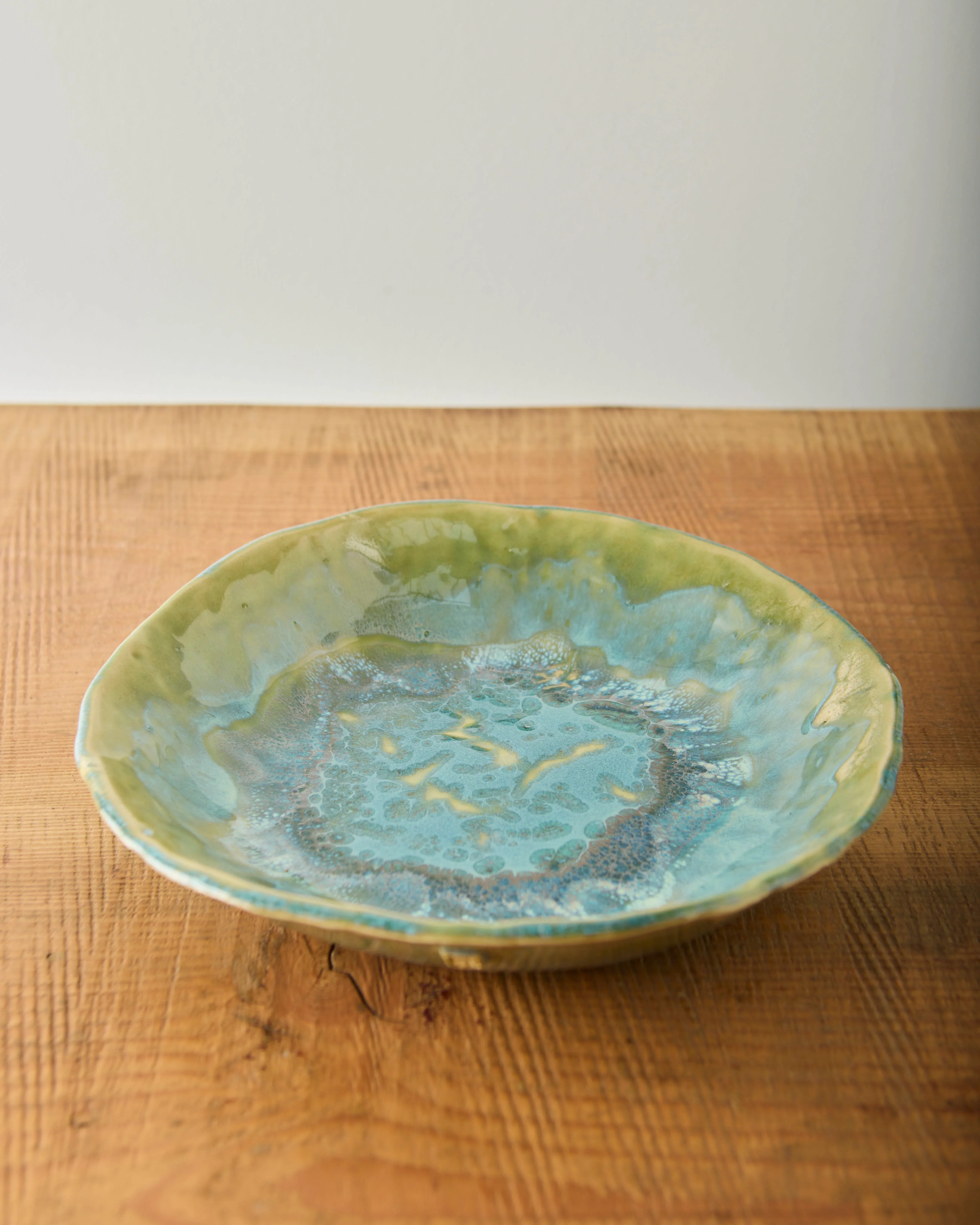 Yuriko Bullock Plate #21, Aquamarine - Image 2