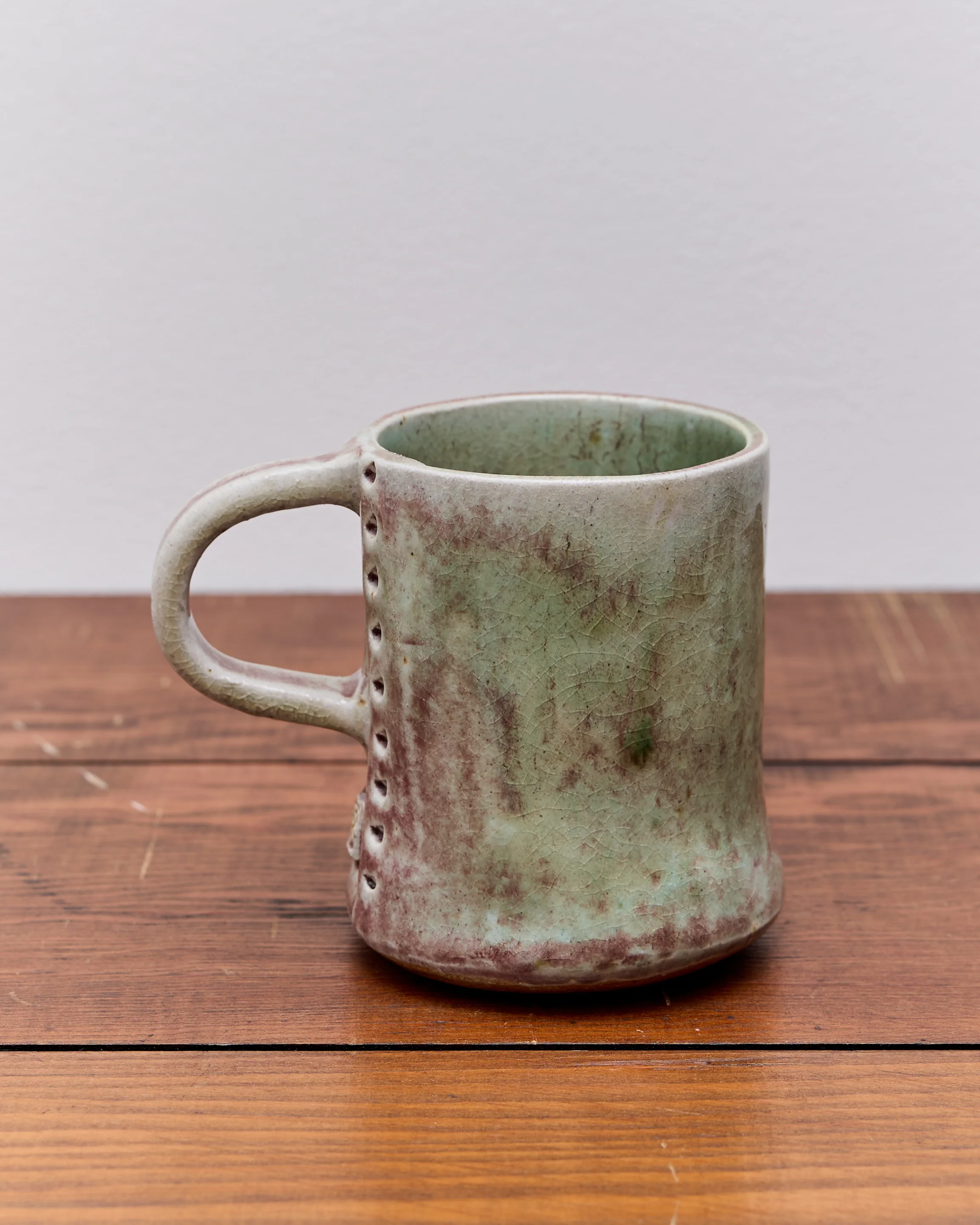 Yuriko Bullock Wood-Fired Mug, Green