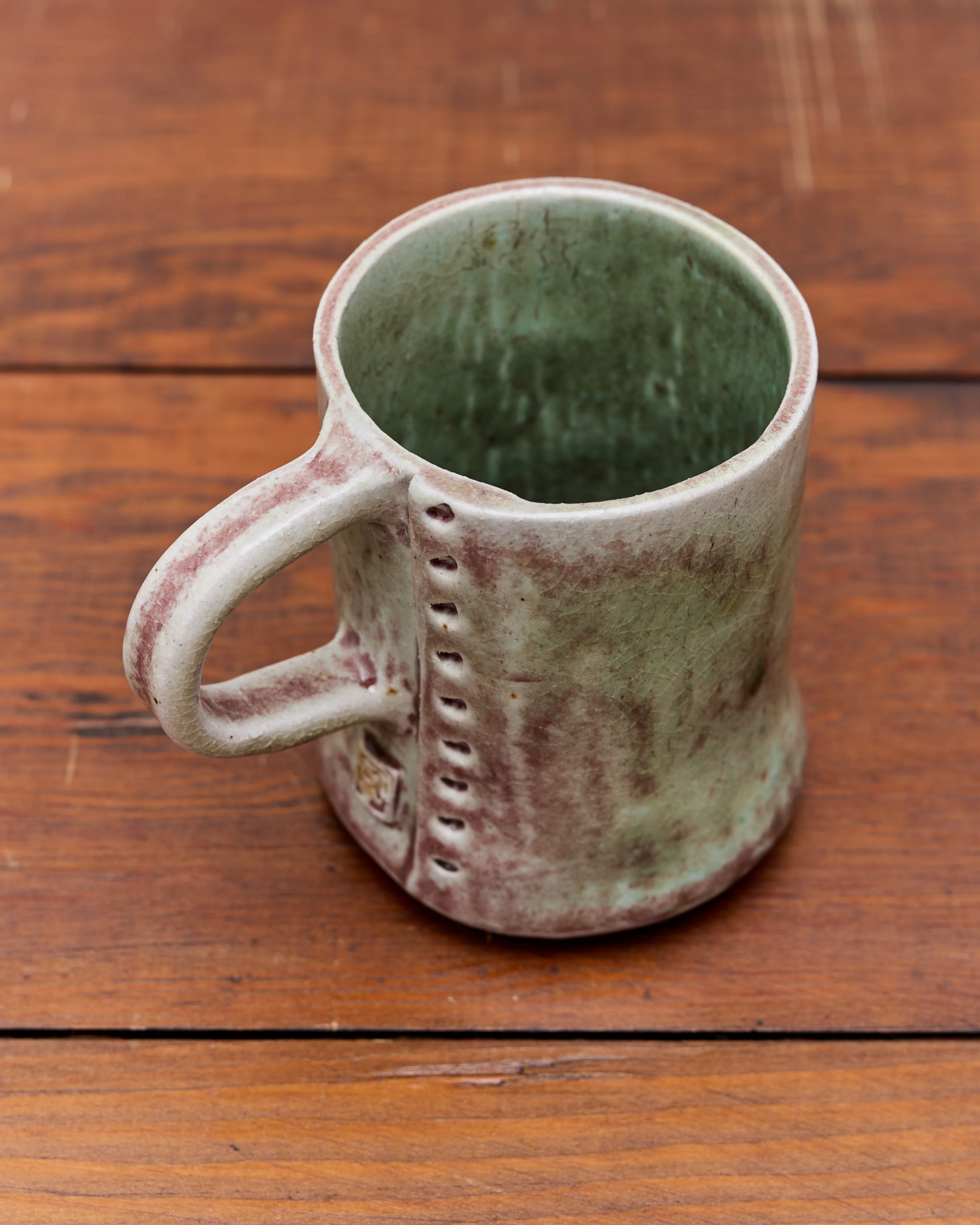 Yuriko Bullock Wood-Fired Mug, Green - Image 3